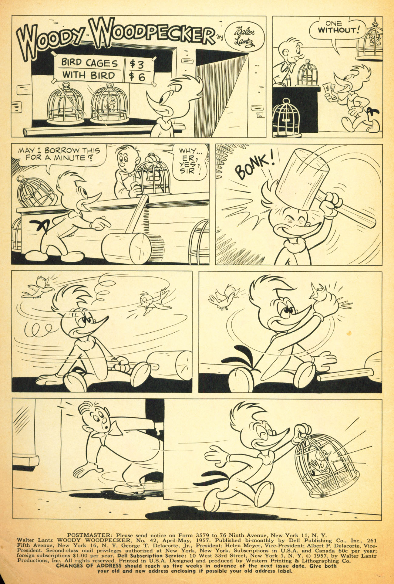 Read online Walter Lantz Woody Woodpecker (1952) comic -  Issue #42 - 2
