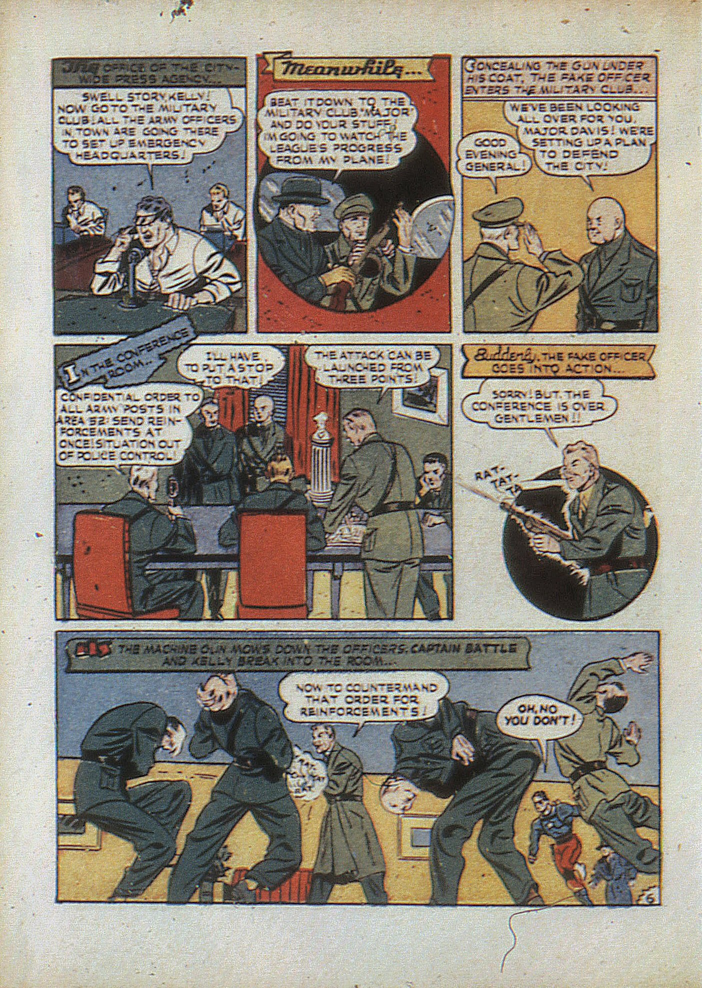 Read online Captain Battle Comics comic -  Issue #1 - 40
