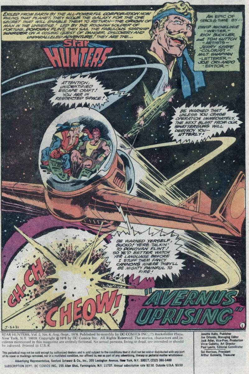 Read online Star Hunters comic -  Issue #6 - 2