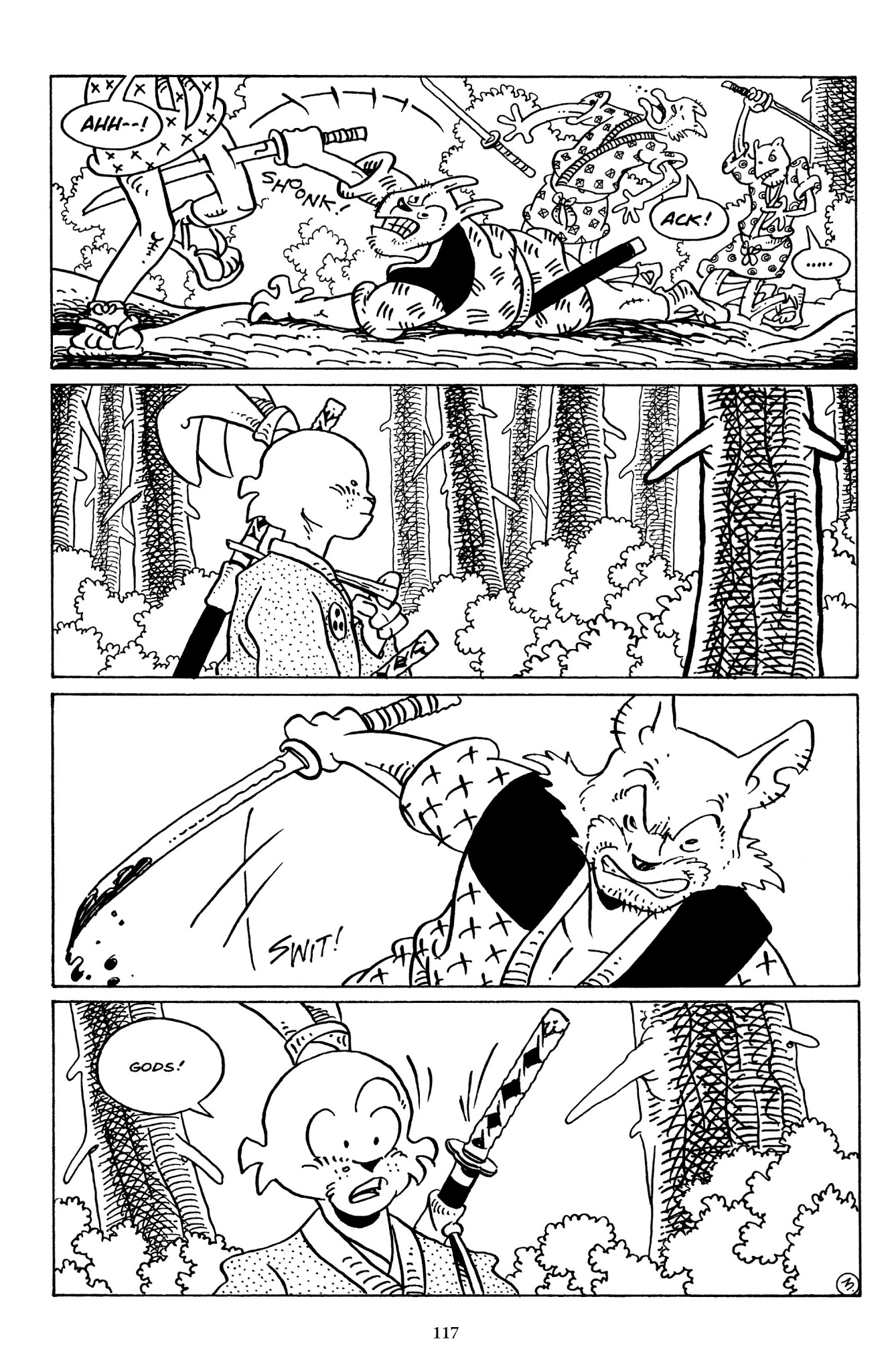 Read online The Usagi Yojimbo Saga comic -  Issue # TPB 7 - 114