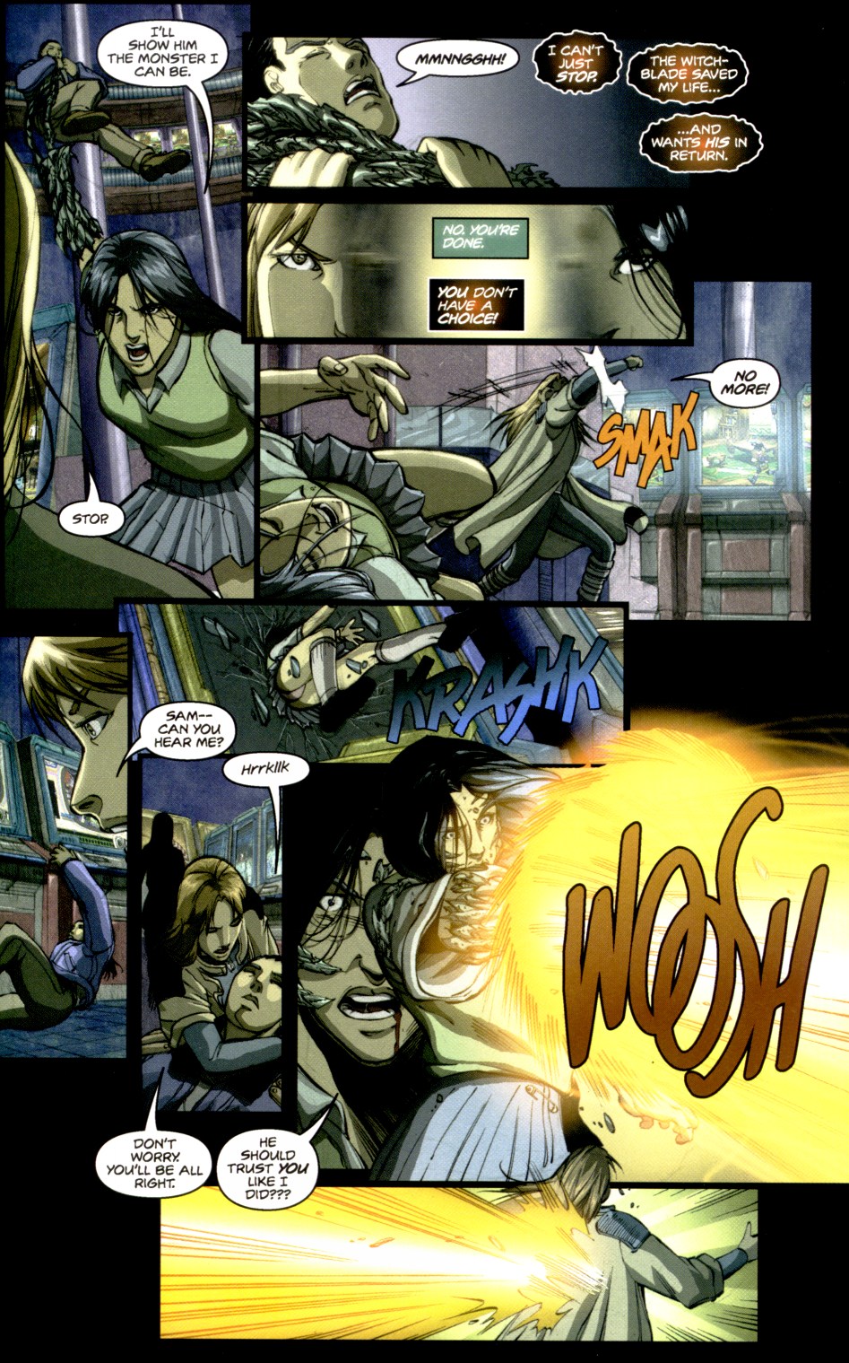 Read online Dark Minds / Witchblade comic -  Issue #1 - 33