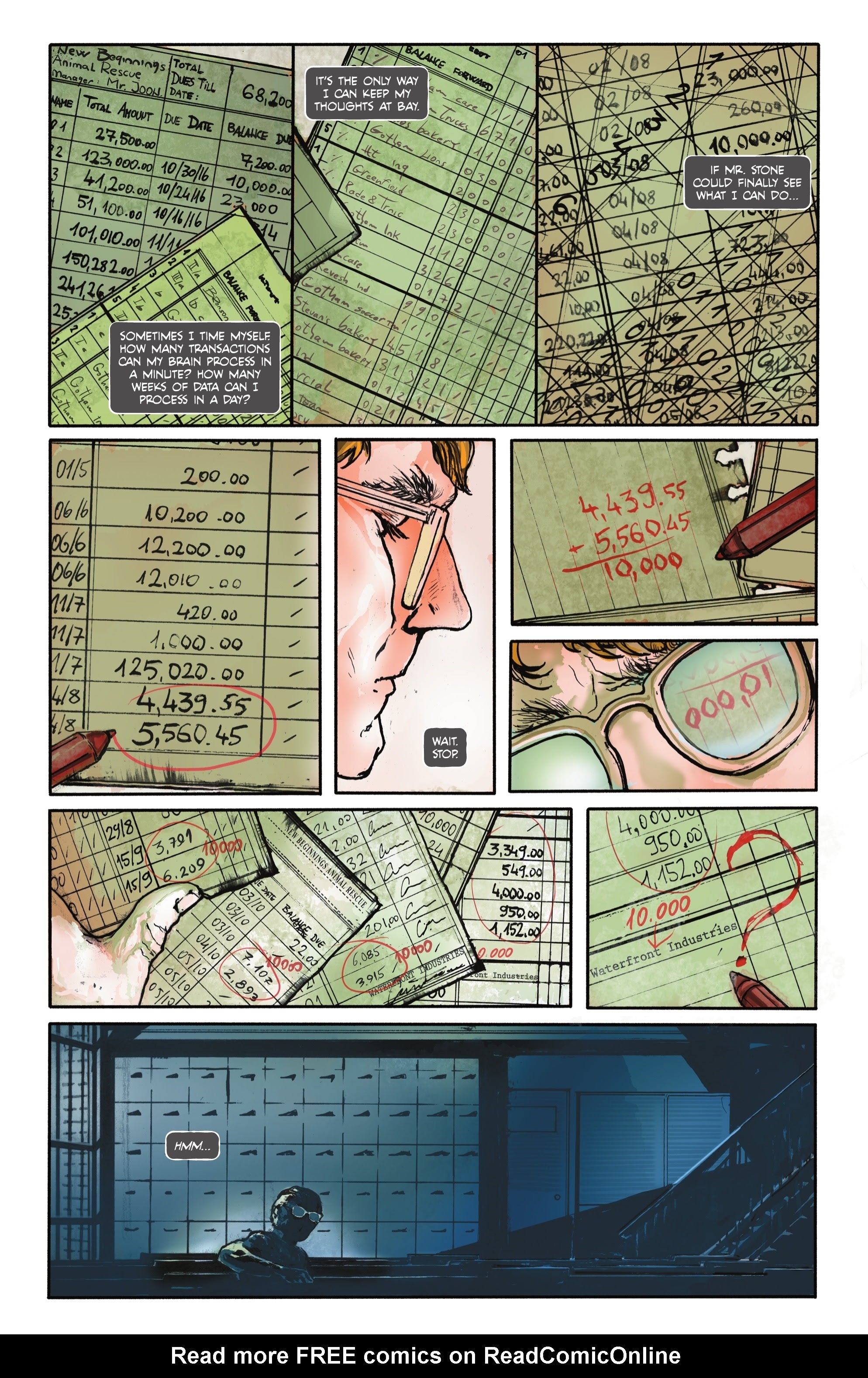 Read online The Riddler: Year One comic -  Issue #1 - 17