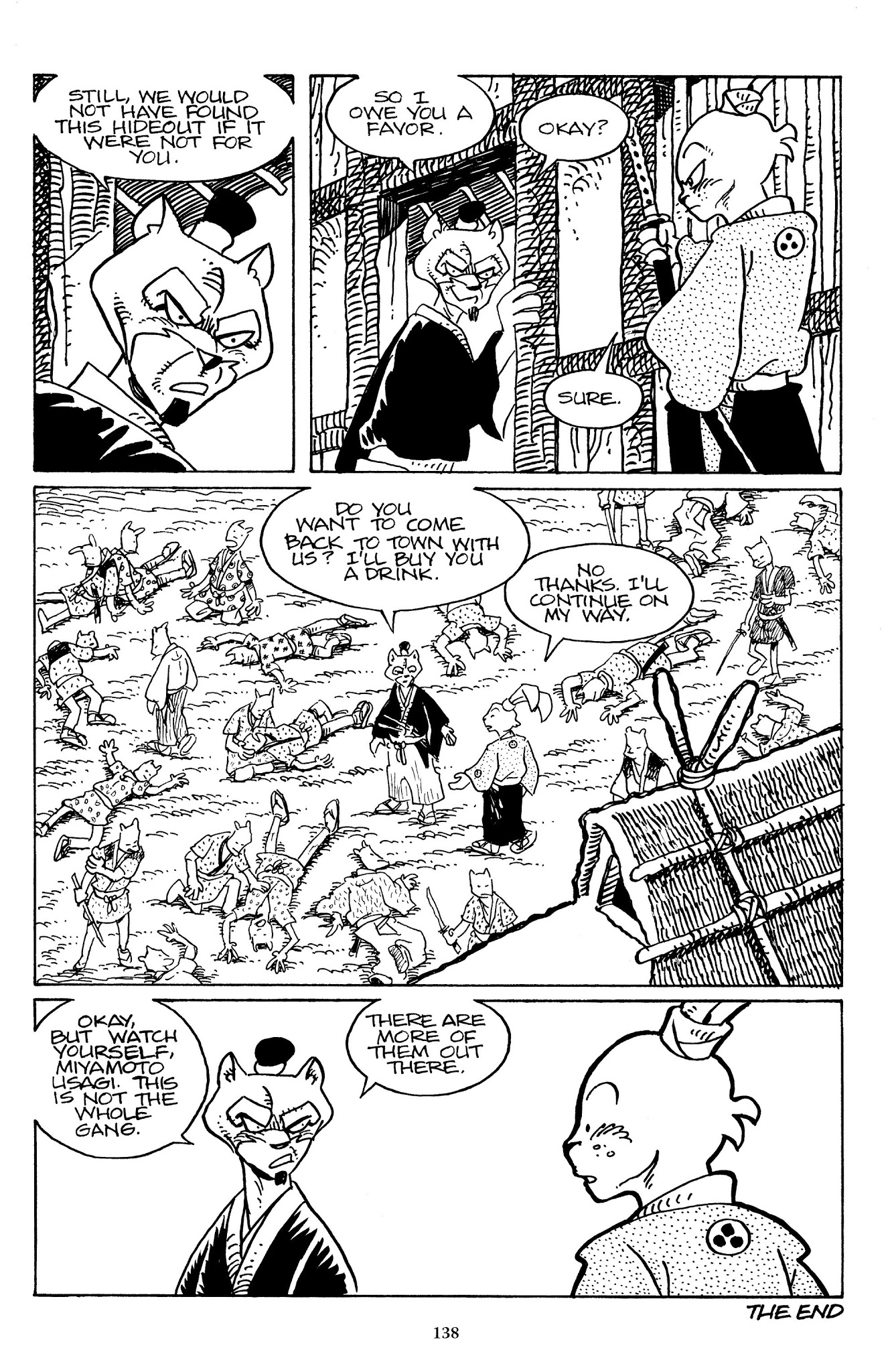 Read online The Usagi Yojimbo Saga comic -  Issue # TPB 7 - 134