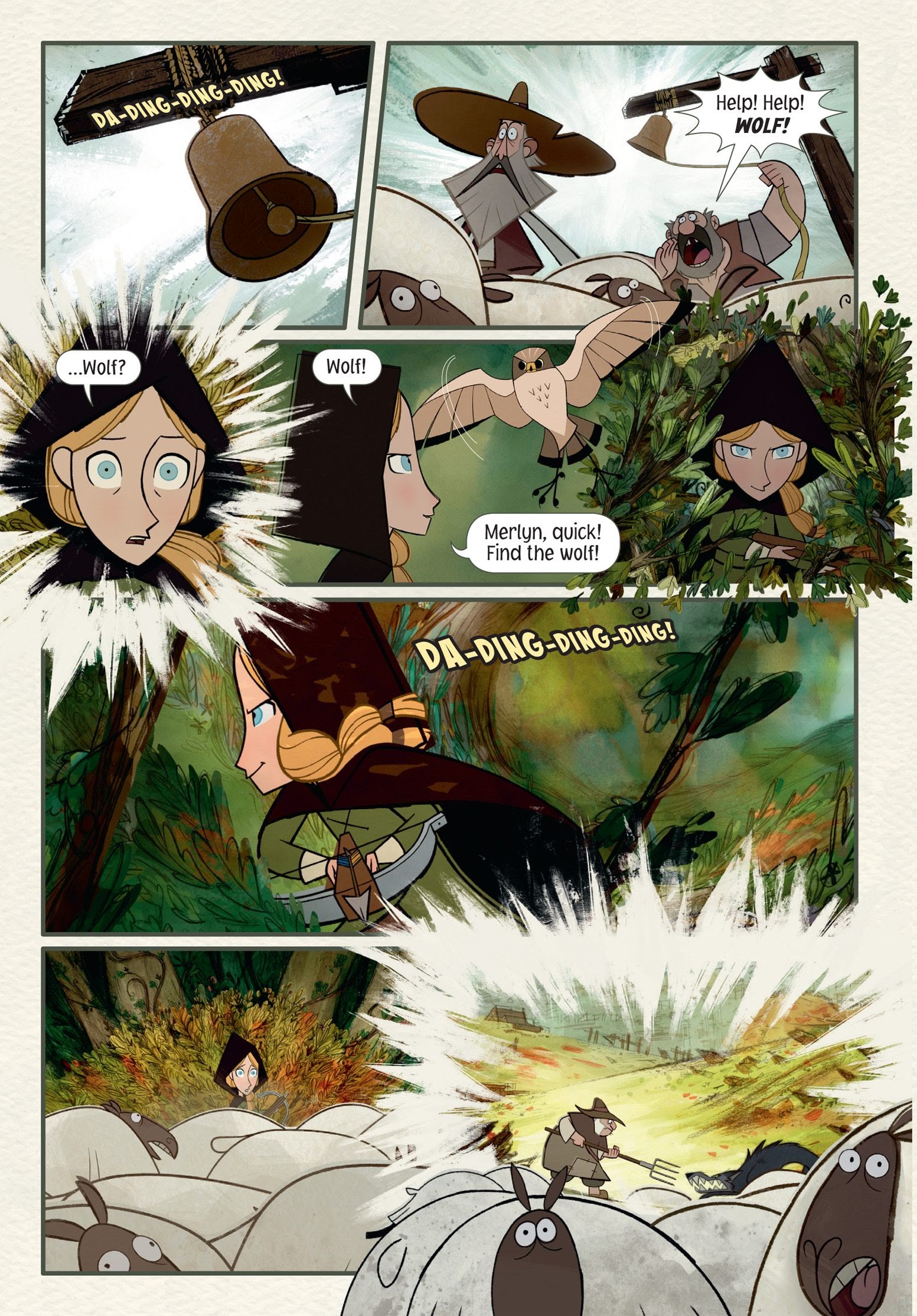 Read online Wolfwalkers: The Graphic Novel comic -  Issue # TPB (Part 1) - 51