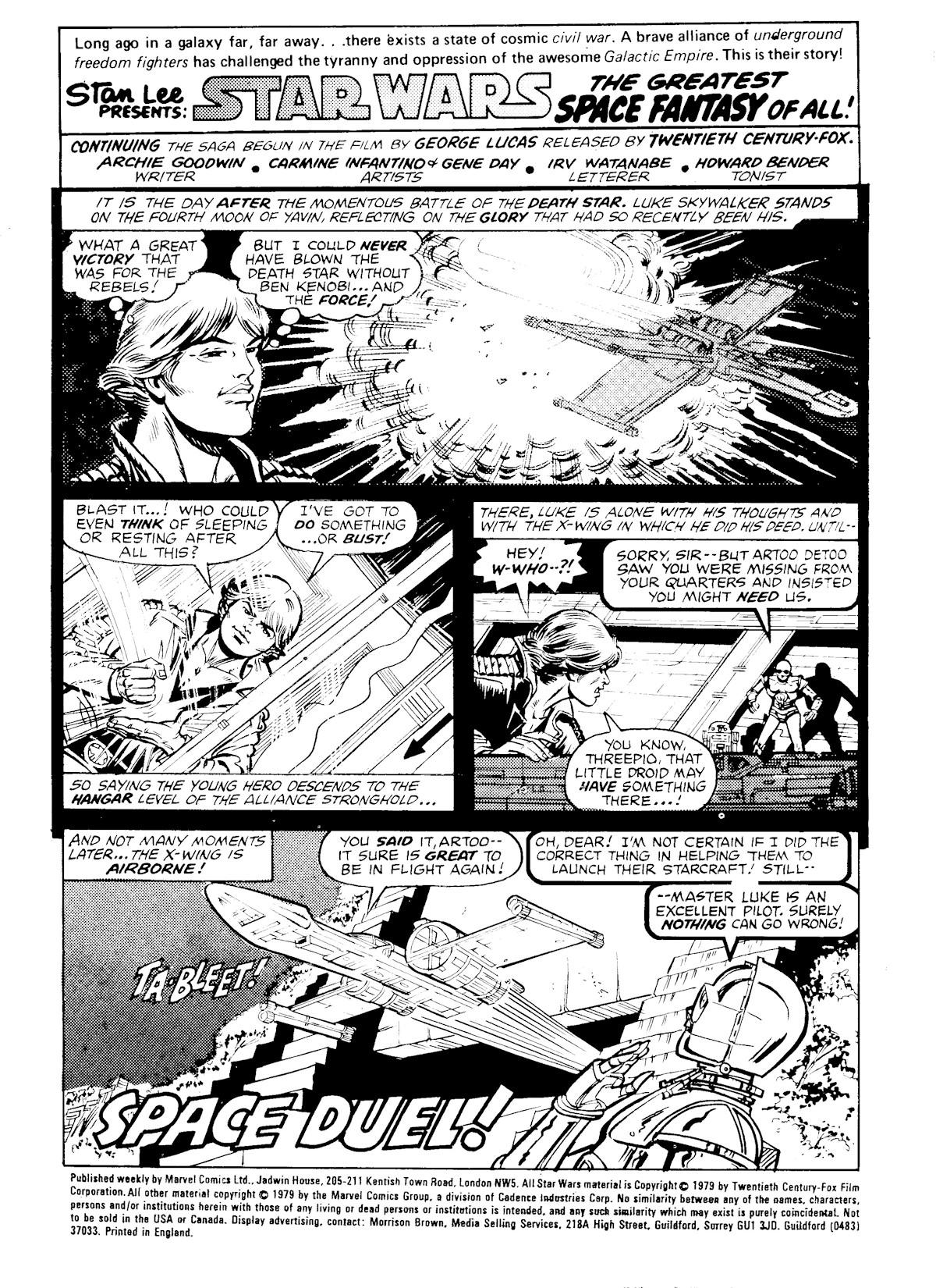 Read online Star Wars Weekly comic -  Issue #98 - 2
