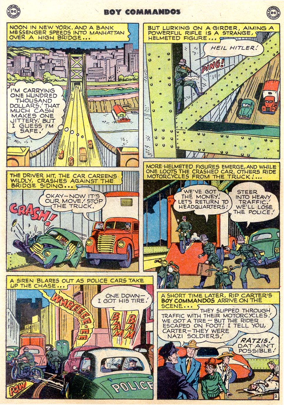 Read online Boy Commandos comic -  Issue #29 - 38