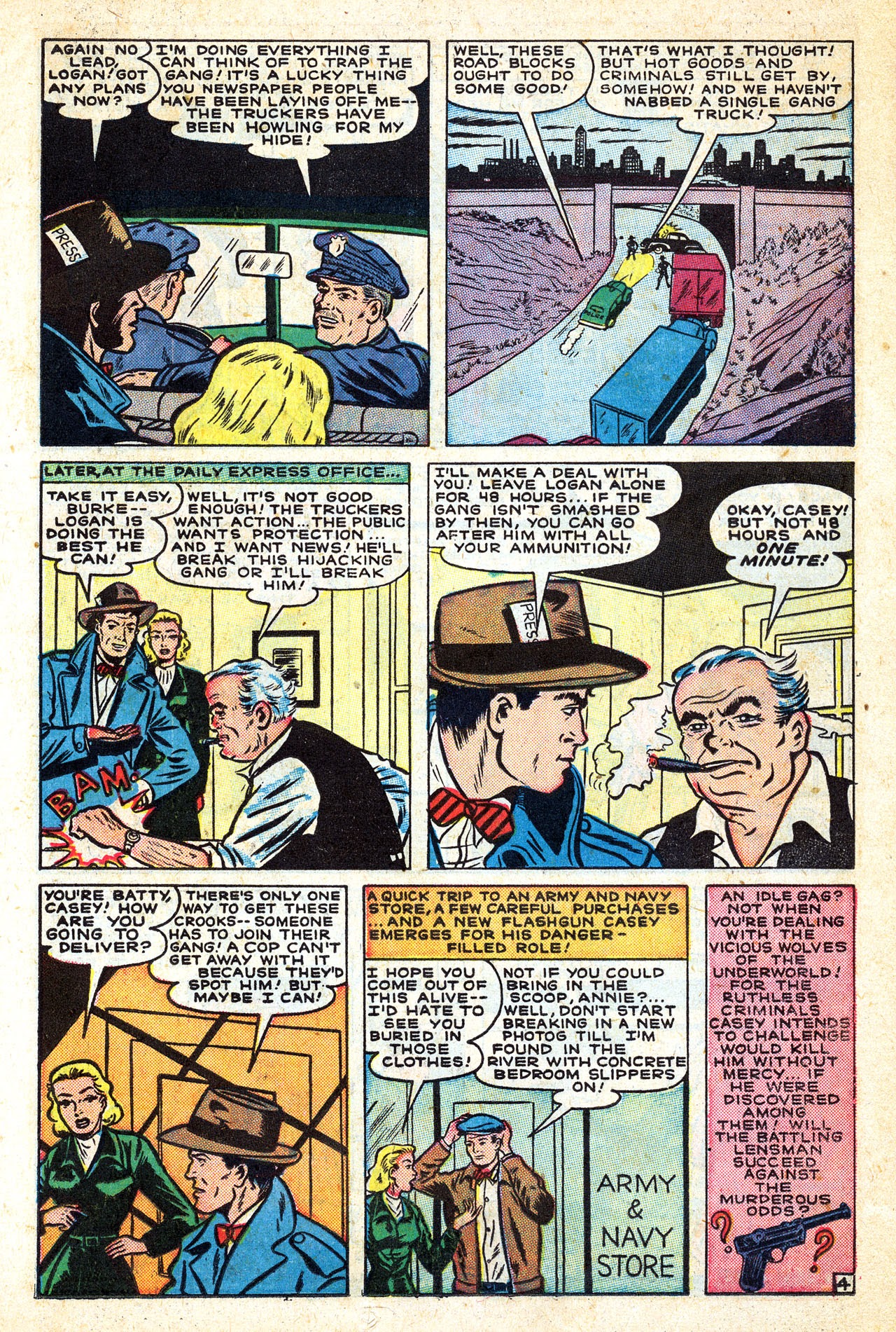 Read online Casey Crime Photographer comic -  Issue #4 - 17