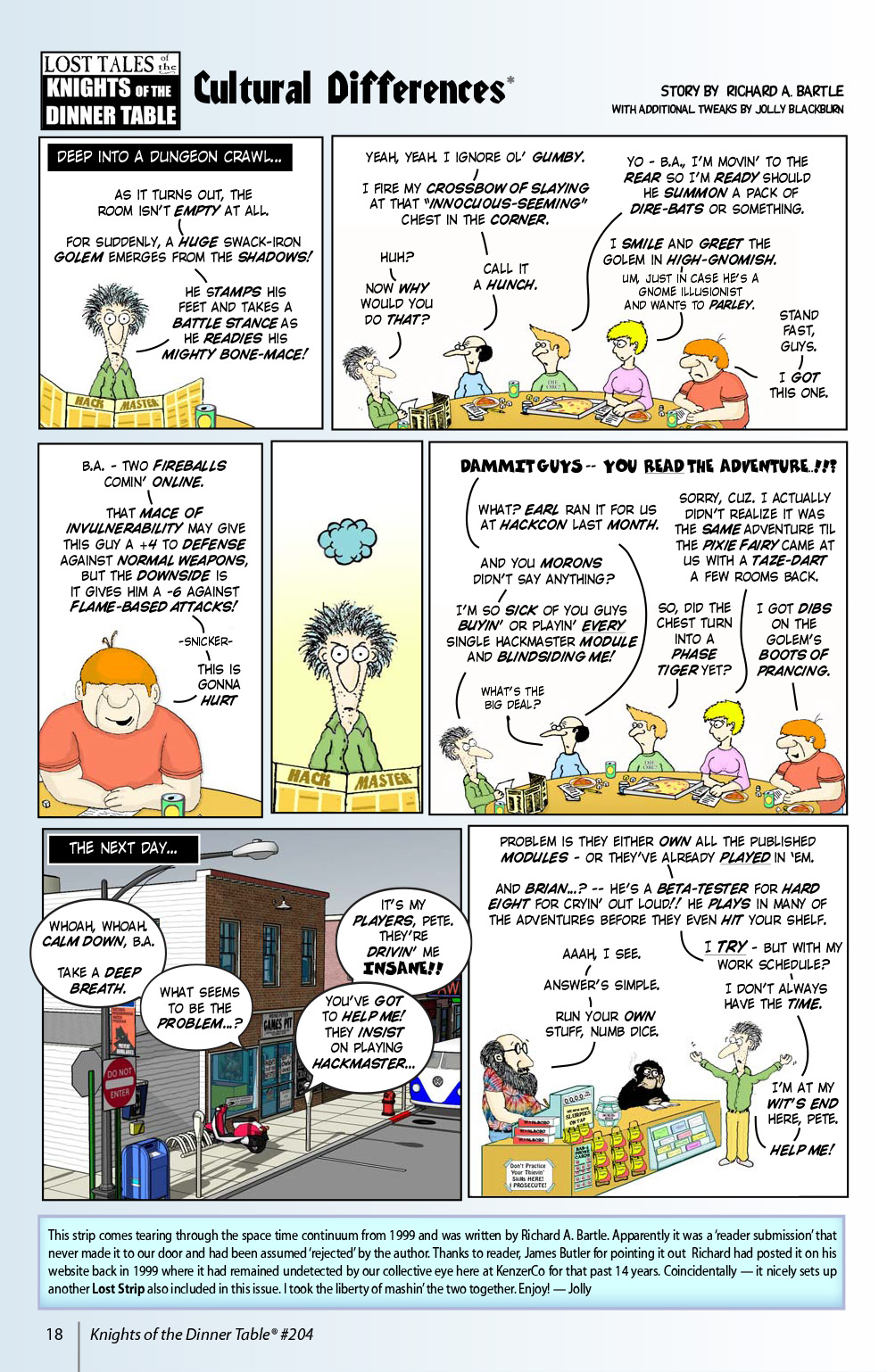 Read online Knights of the Dinner Table comic -  Issue #204 - 20