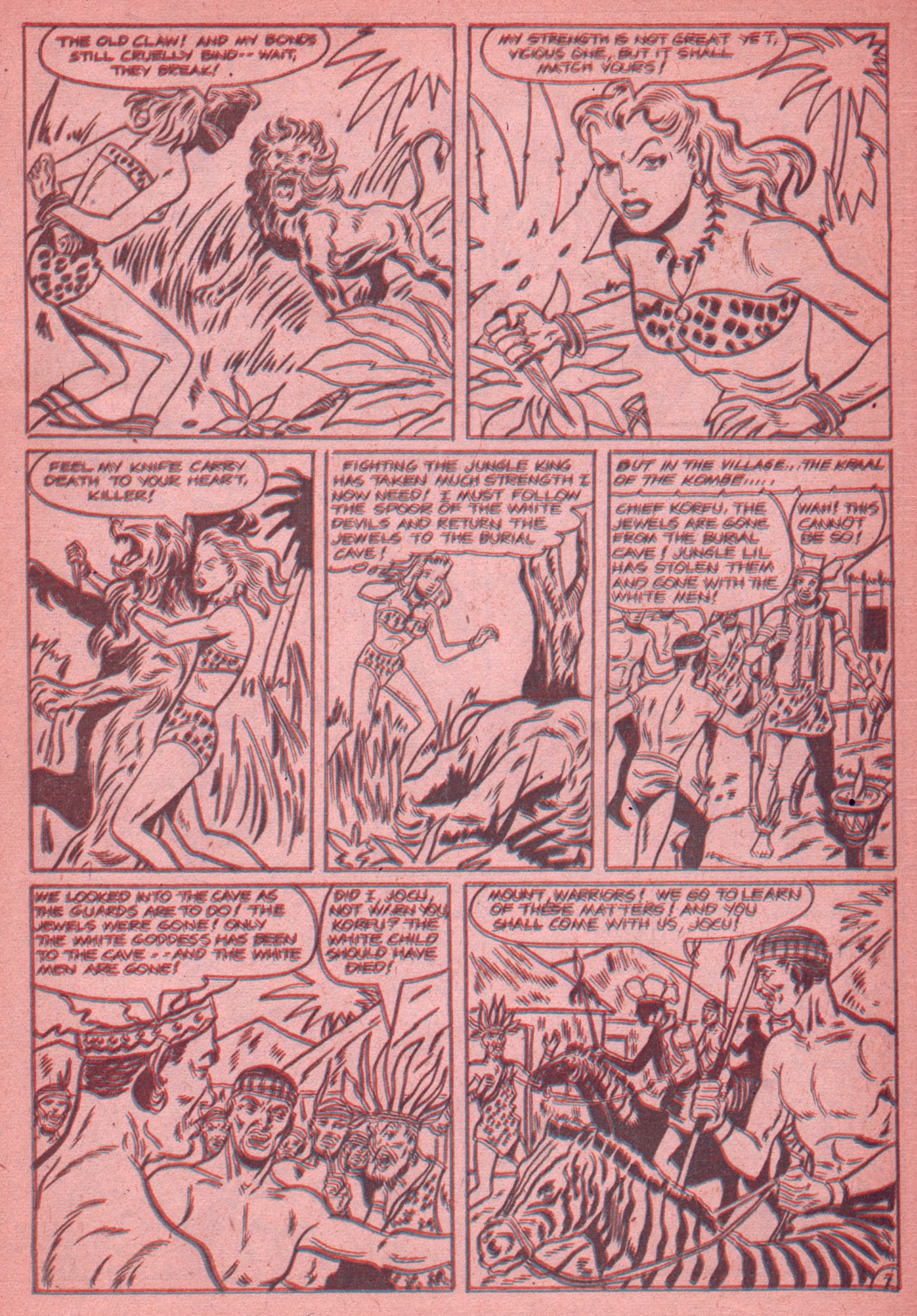 Read online Jungle Thrills 3-D comic -  Issue # Full - 31