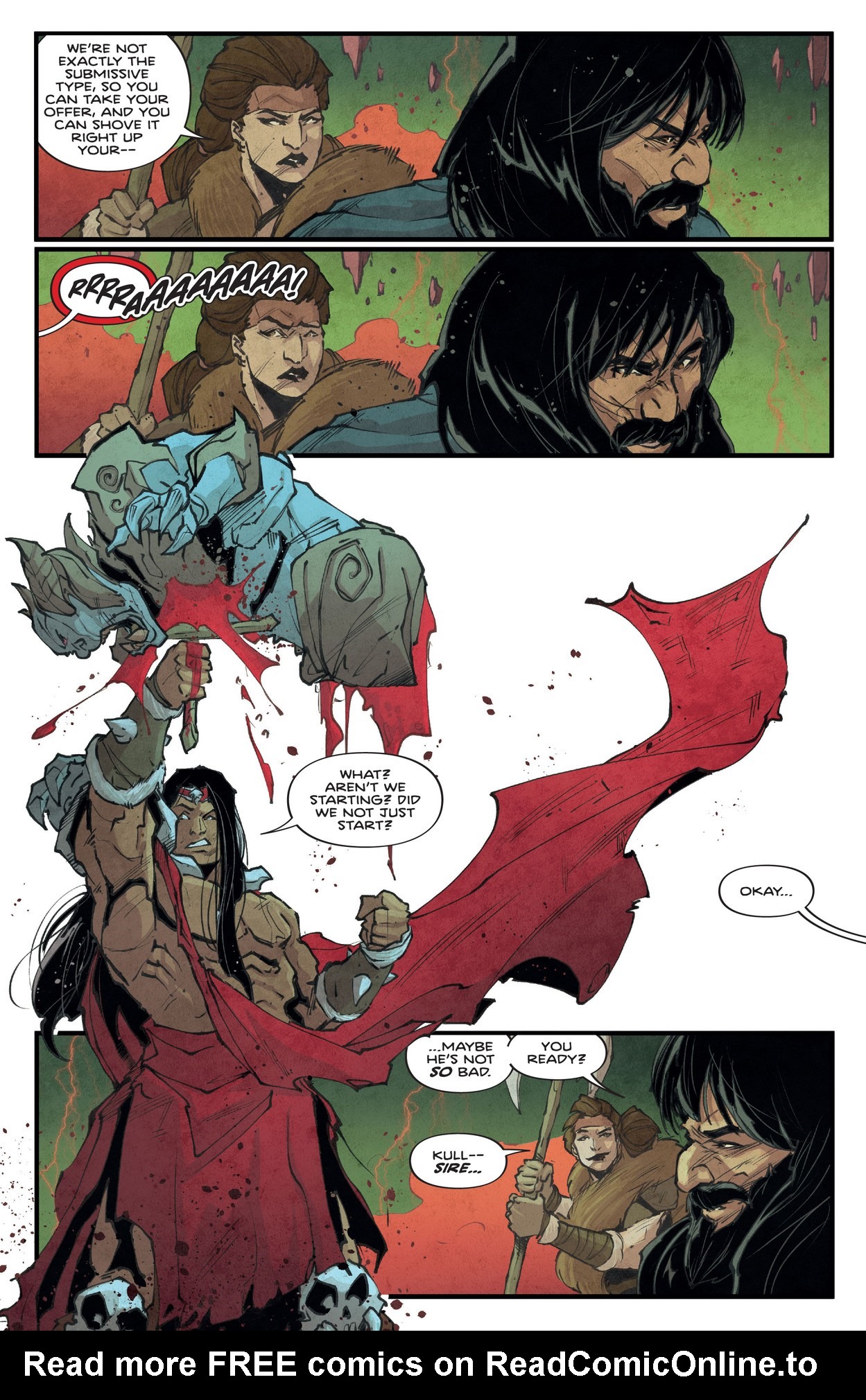 Read online The Mighty Barbarians comic -  Issue #6 - 7