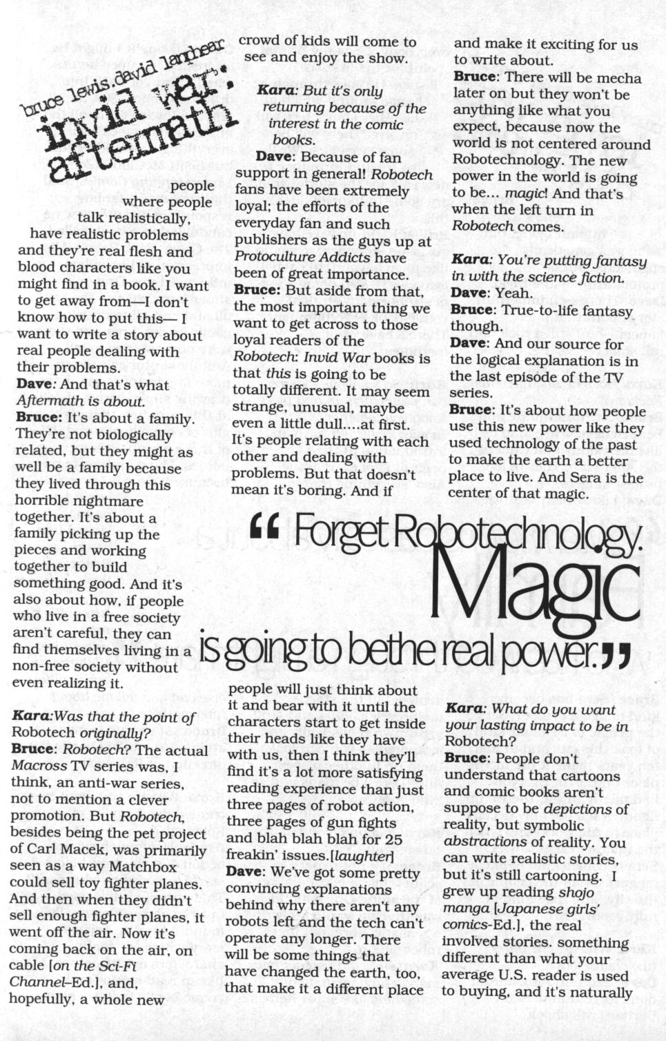 Read online Robotech: Invid War comic -  Issue #18 - 31