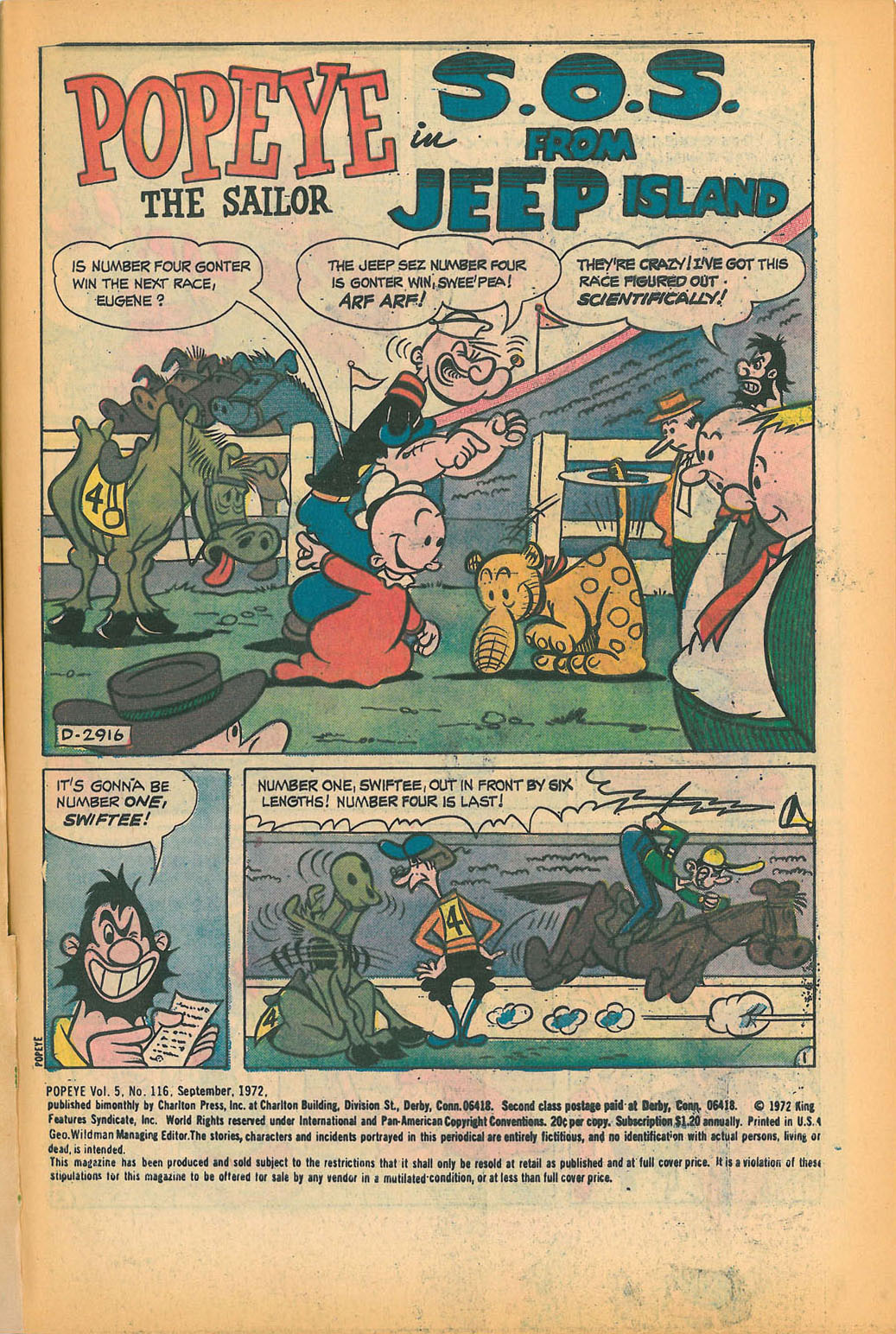 Read online Popeye (1948) comic -  Issue #116 - 3