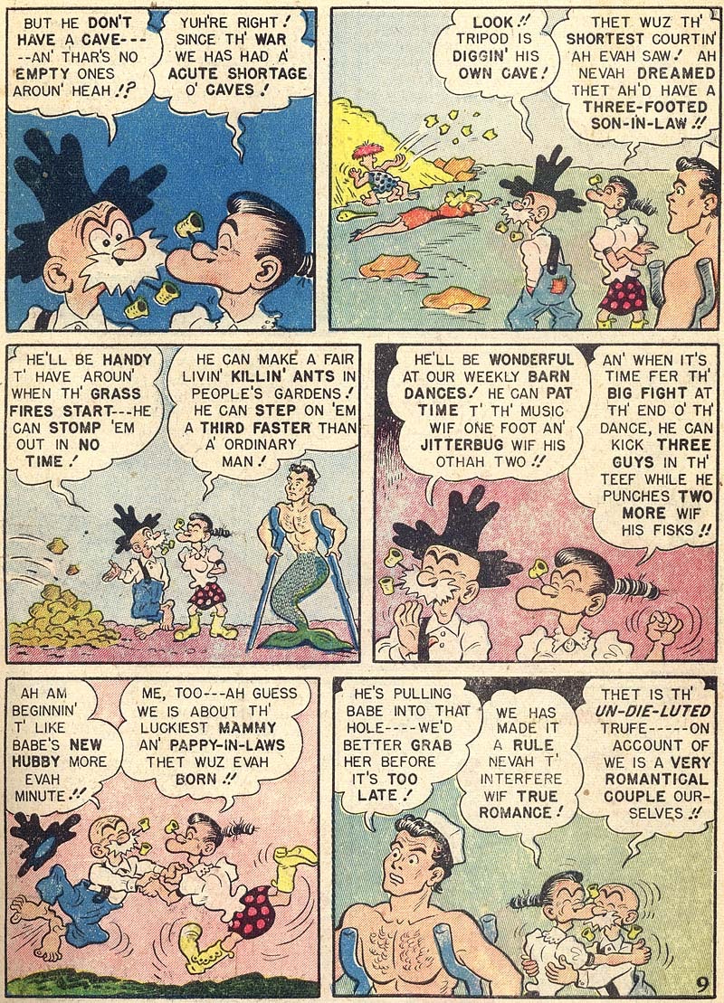 Read online Babe (1948) comic -  Issue #7 - 10