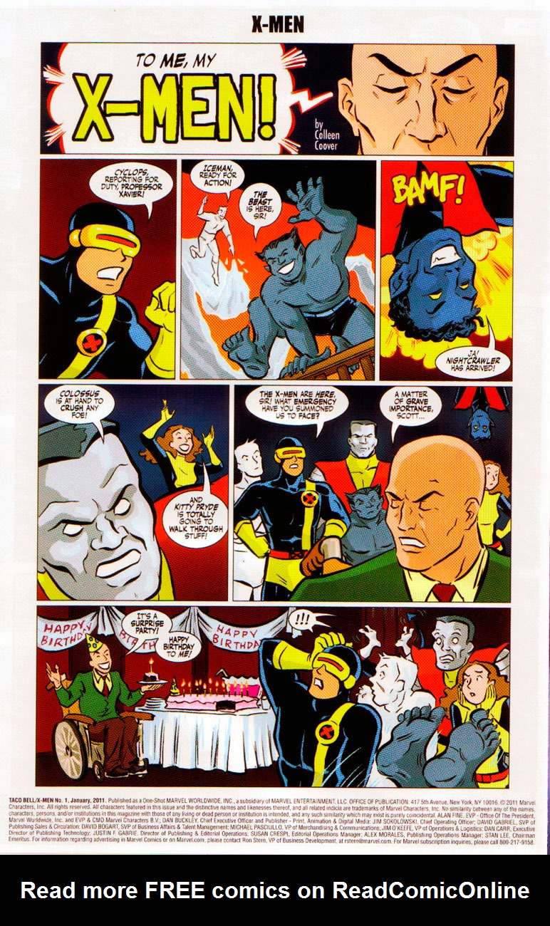 Read online Taco Bell/X-Men comic -  Issue # Full - 14