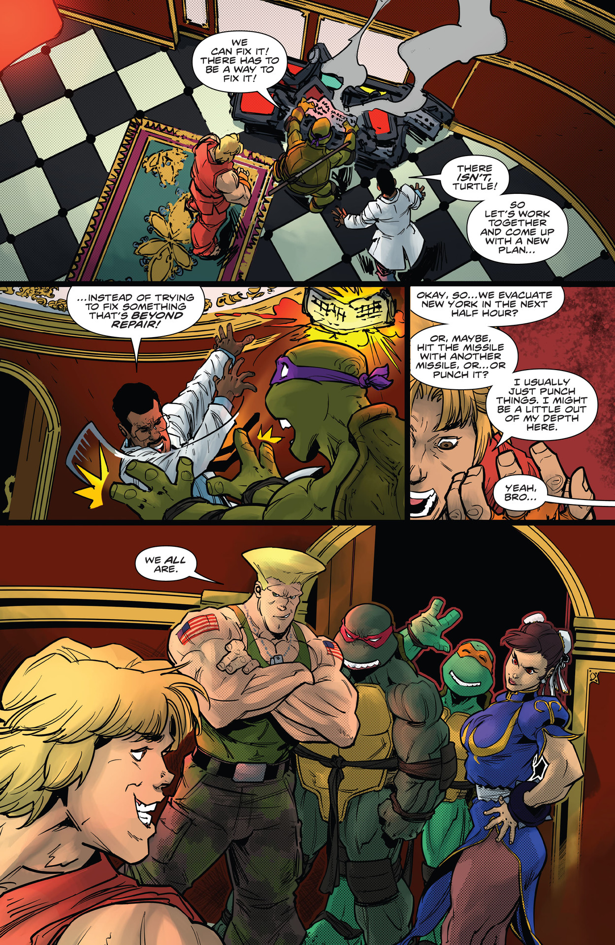 Read online Teenage Mutant Ninja Turtles vs. Street Fighter comic -  Issue #5 - 4