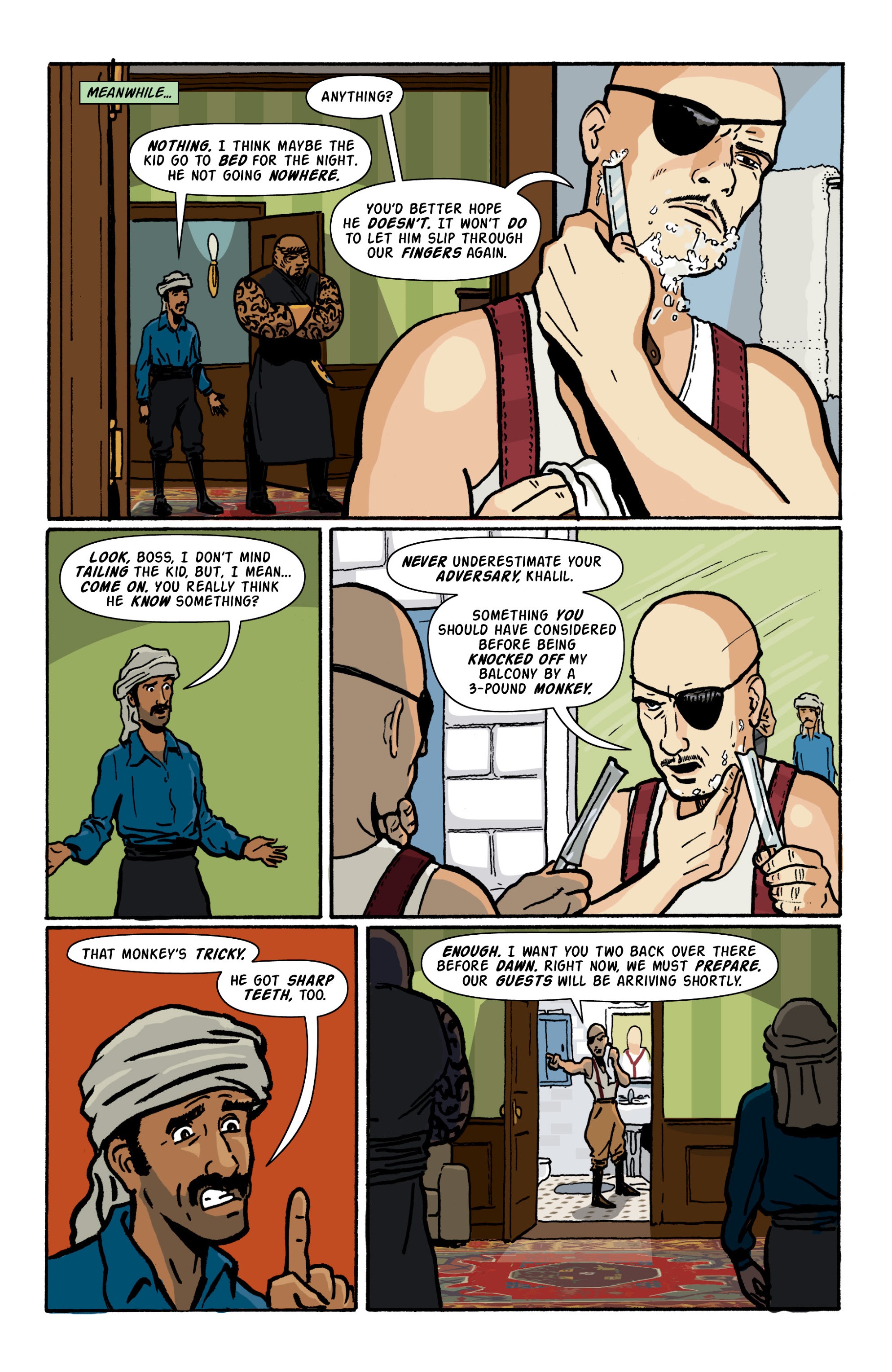 Read online Rocket Robinson and the Pharaoh's Fortune comic -  Issue # TPB (Part 1) - 98