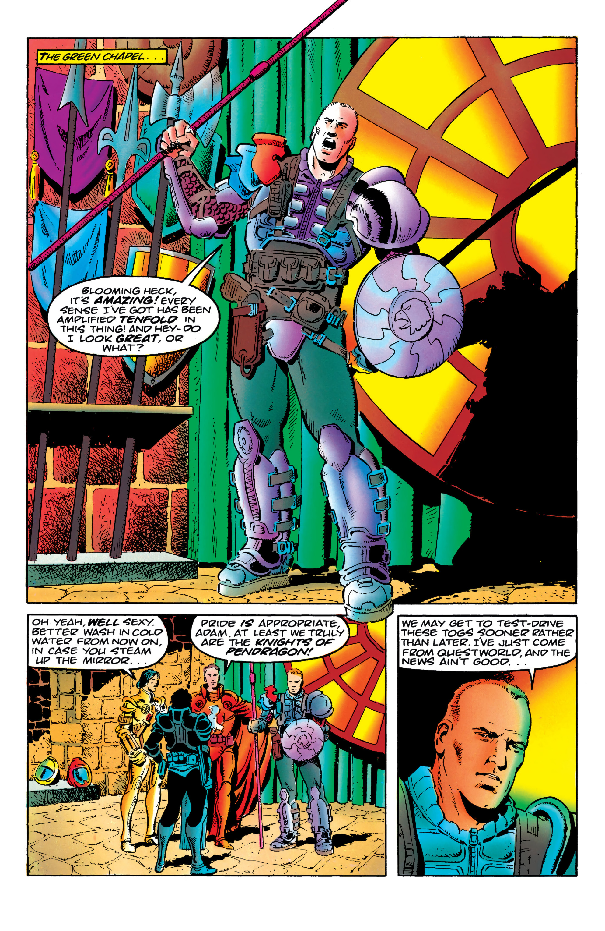 Read online Knights of Pendragon Omnibus comic -  Issue # TPB (Part 5) - 56