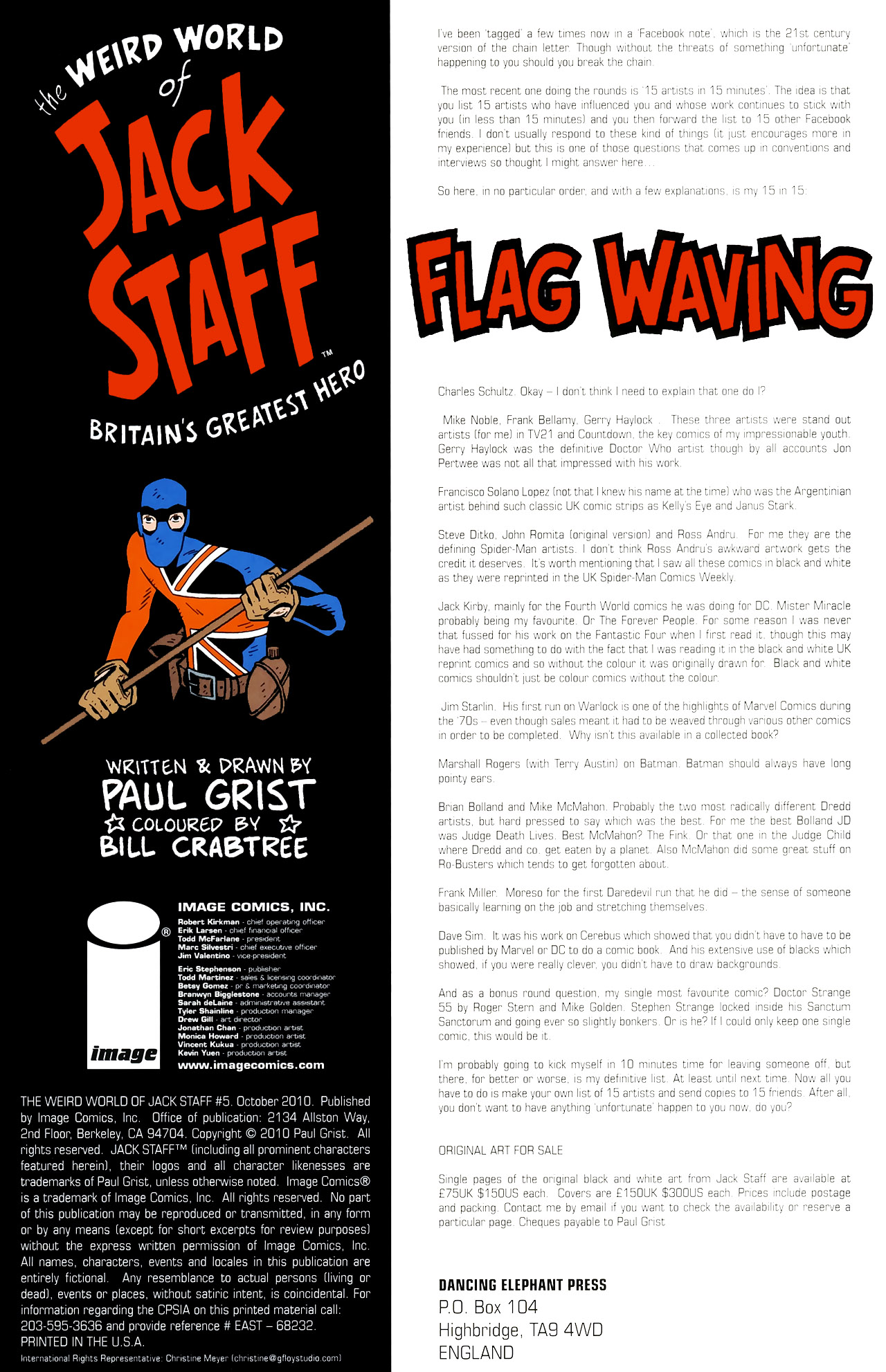 Read online Weird World of Jack Staff comic -  Issue #5 - 2