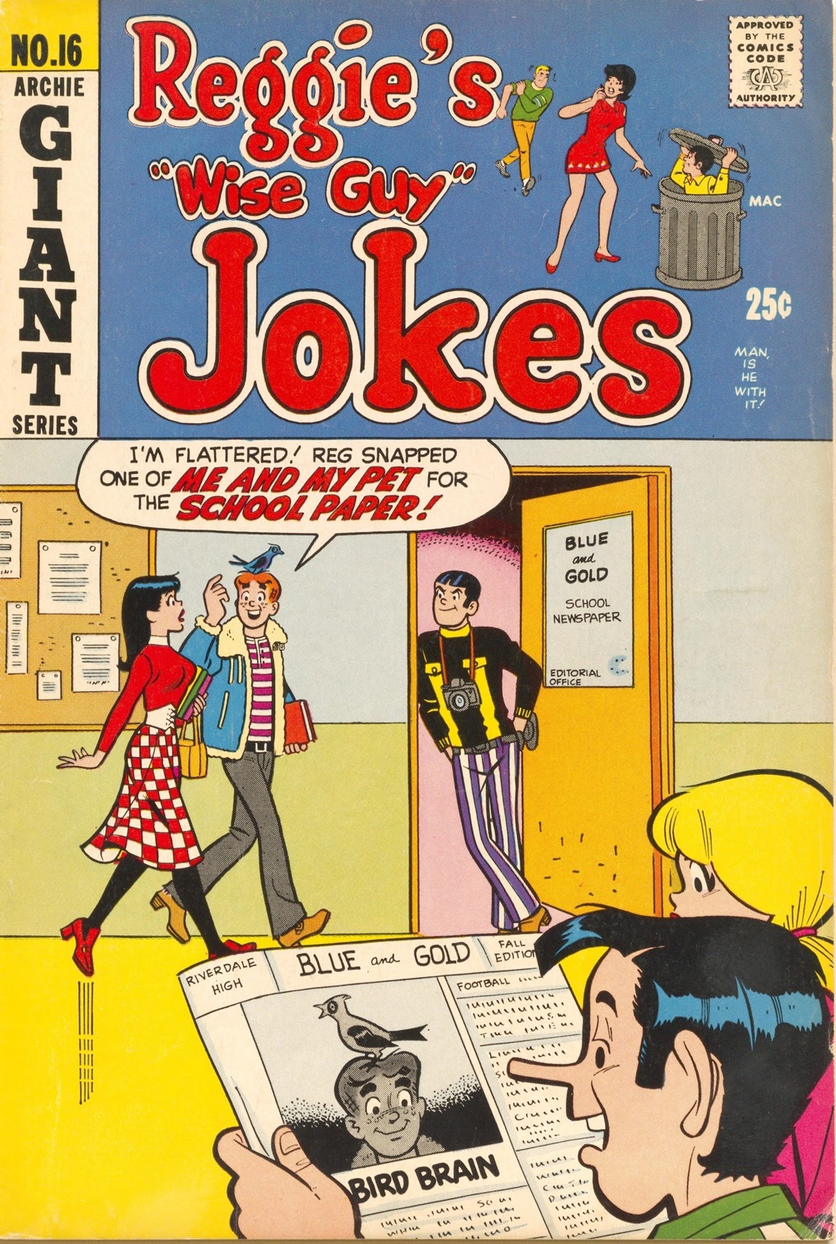 Read online Reggie's Wise Guy Jokes comic -  Issue #16 - 1