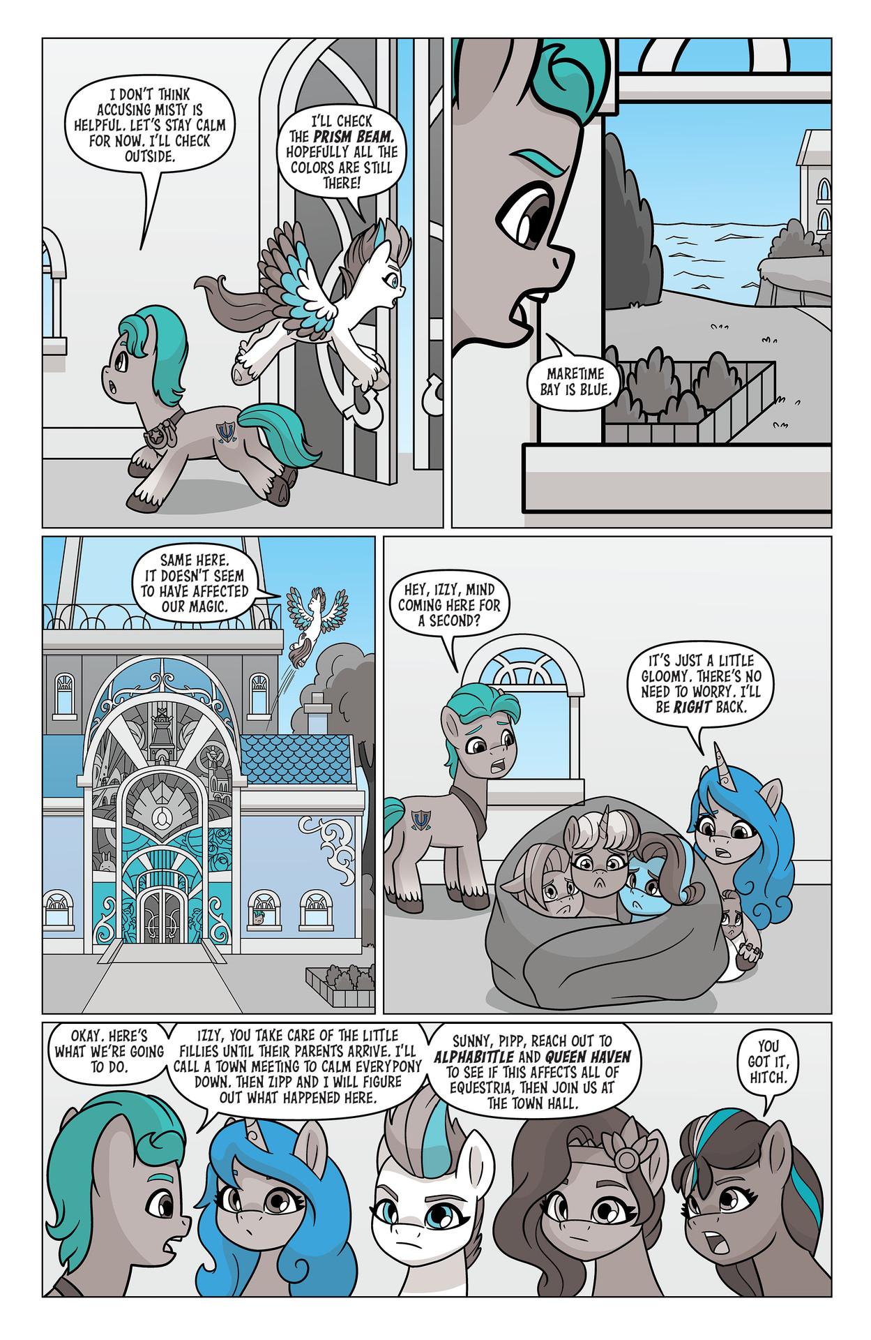 Read online My Little Pony: Black, White & Blue comic -  Issue # Full - 16