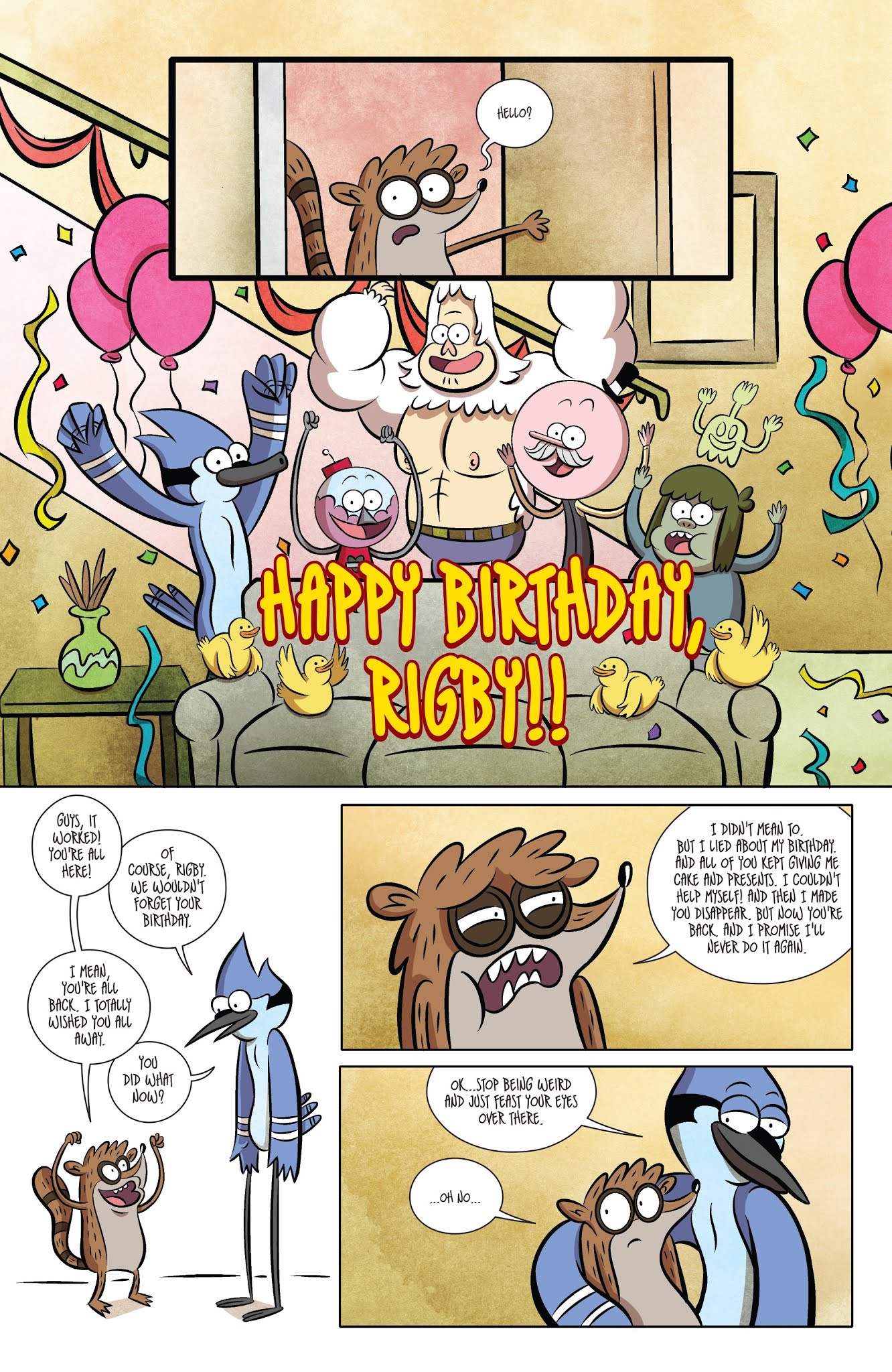 Read online Regular Show: Parks and Wreck comic -  Issue # TPB - 70
