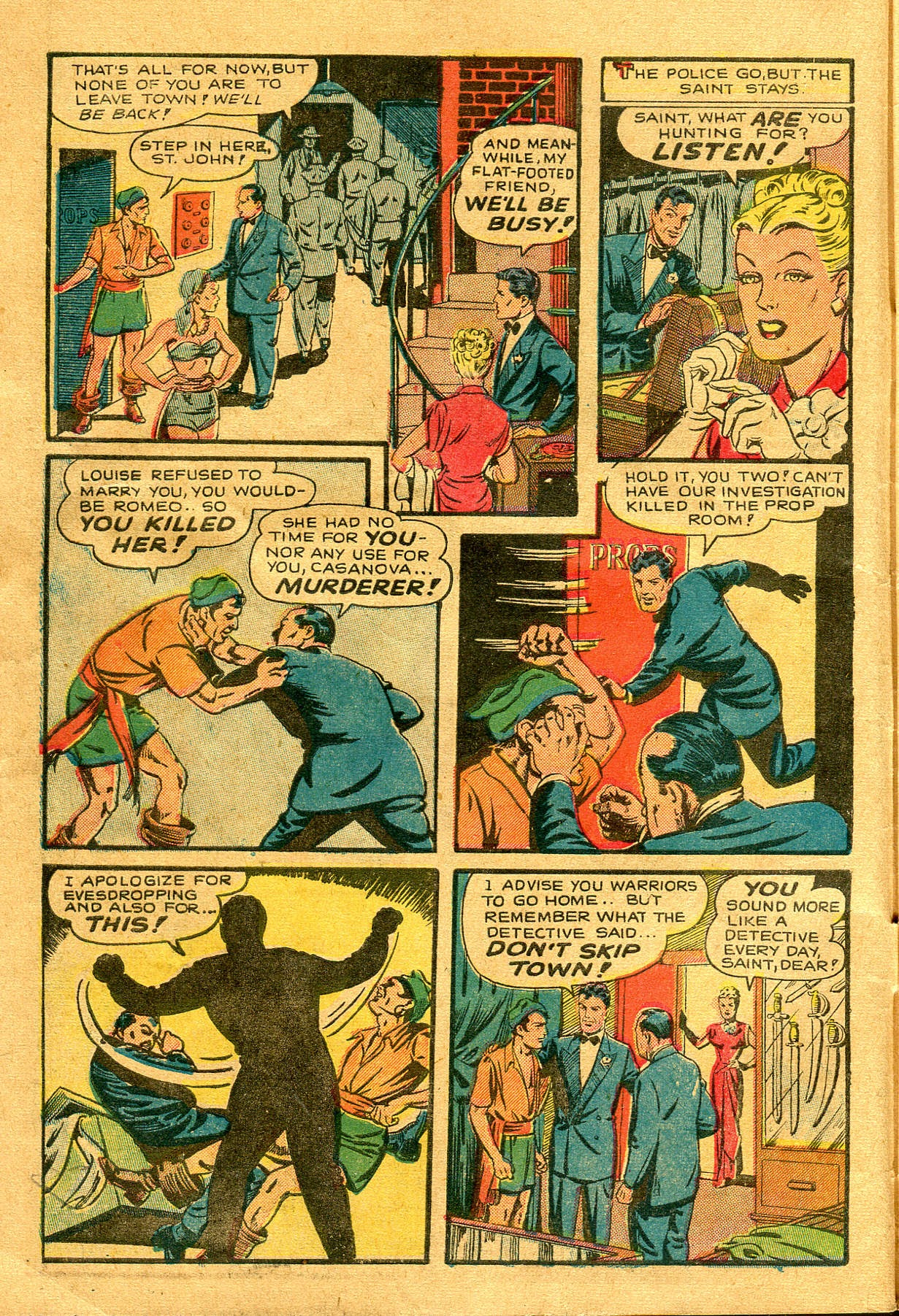 Read online The Saint (1947) comic -  Issue #4 - 6