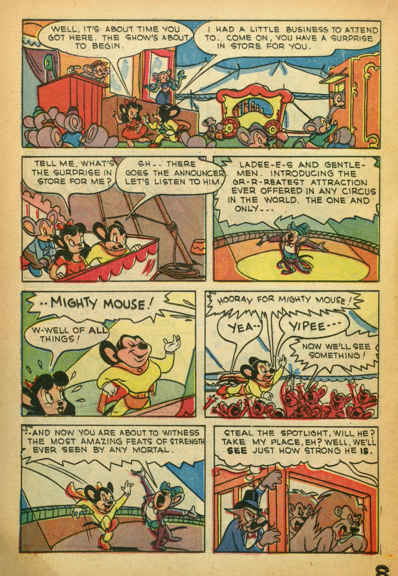 Read online Paul Terry's Mighty Mouse Comics comic -  Issue #39 - 52
