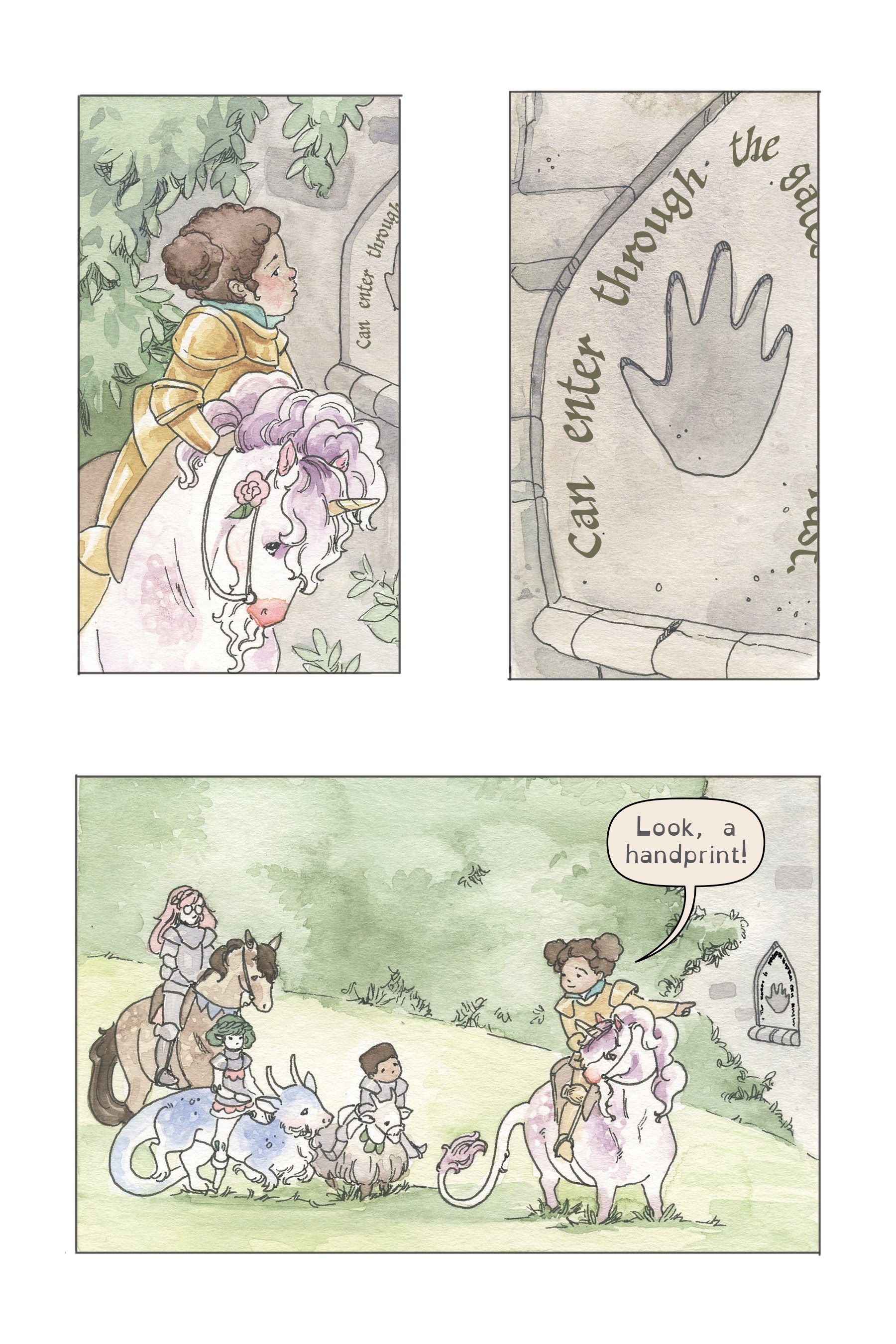 Read online Emiline: Knight in Training comic -  Issue # Full - 9