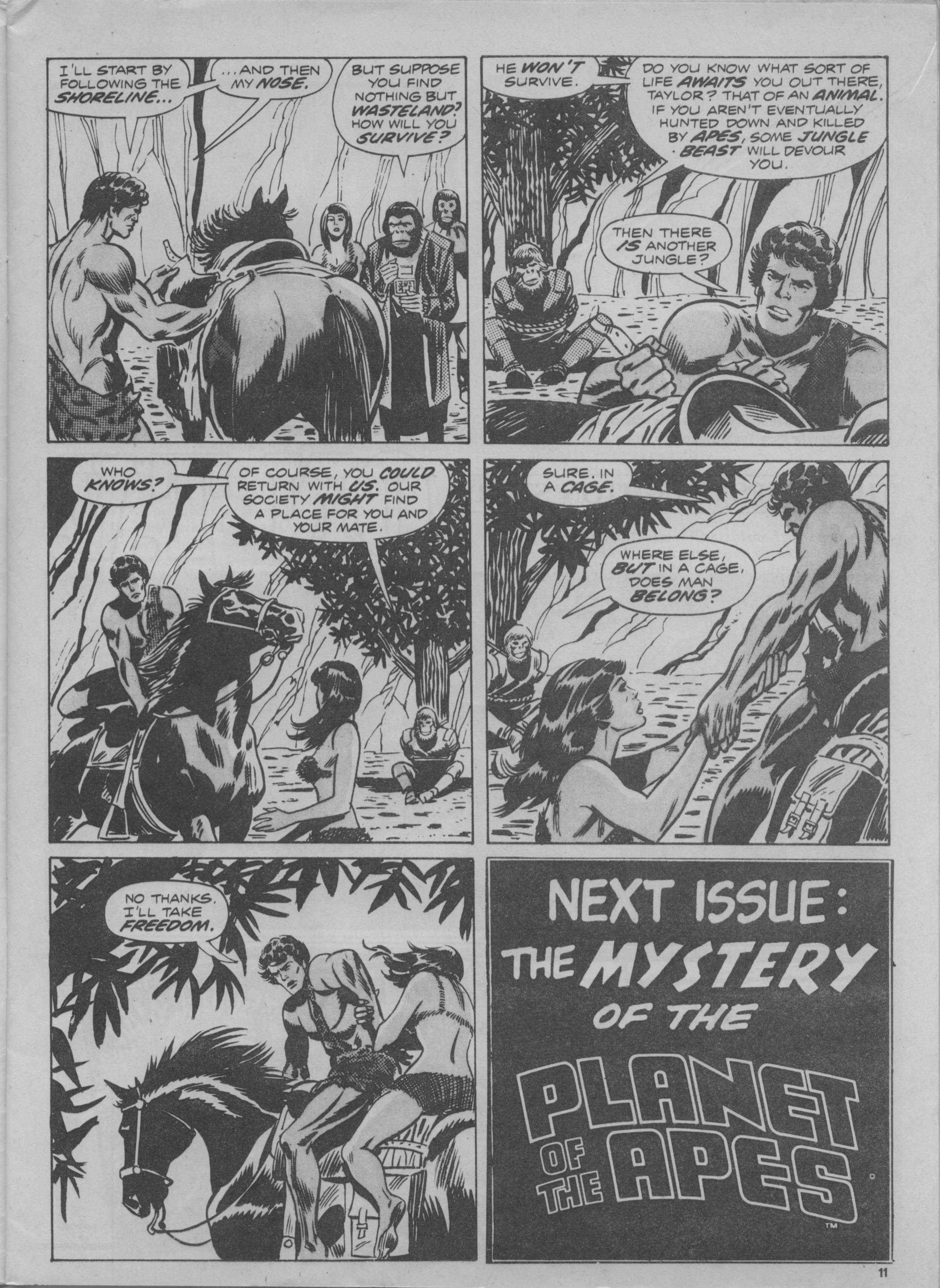 Read online Planet of the Apes (1974) comic -  Issue #10 - 11