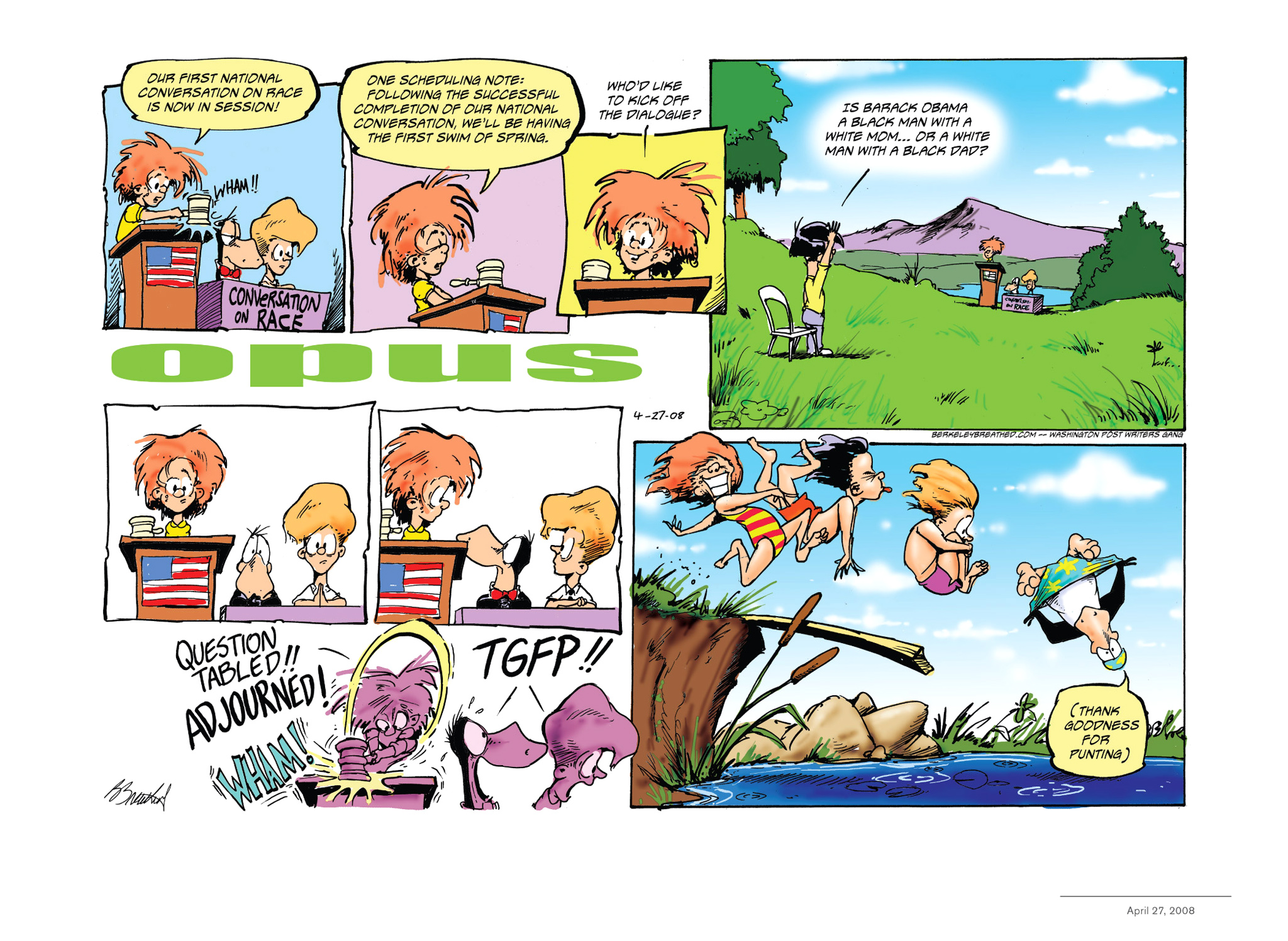 Read online Opus Complete Sunday Strips From 2003-2008 comic -  Issue # TPB (Part 3) - 41