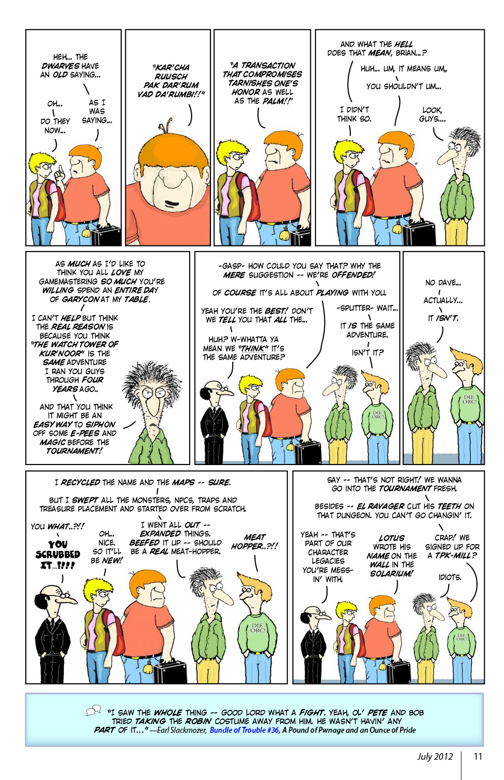 Read online Knights of the Dinner Table comic -  Issue #189 - 13