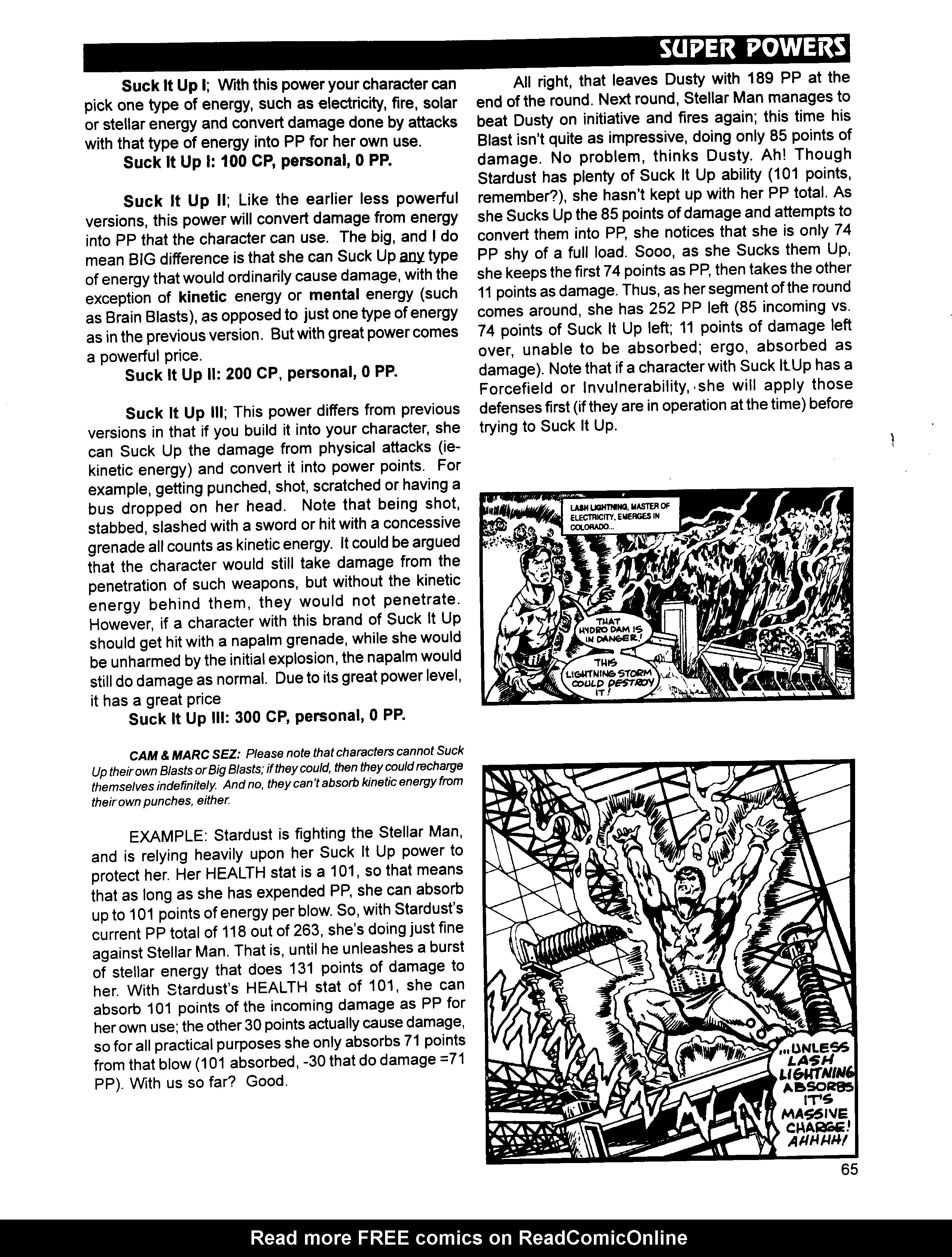 Read online Superbabes: The Femforce Role-Playing Game comic -  Issue # TPB - 67