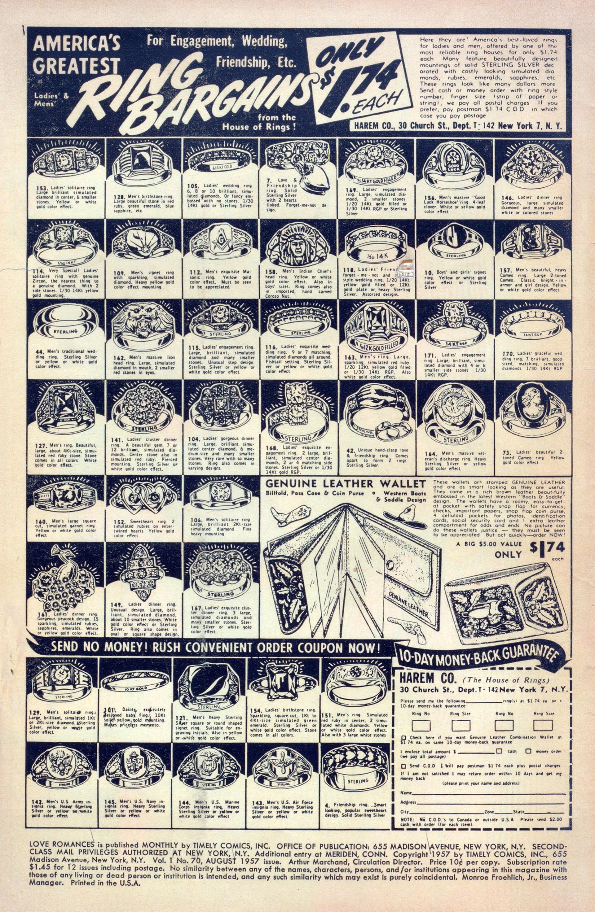 Read online Love Romances comic -  Issue #70 - 2