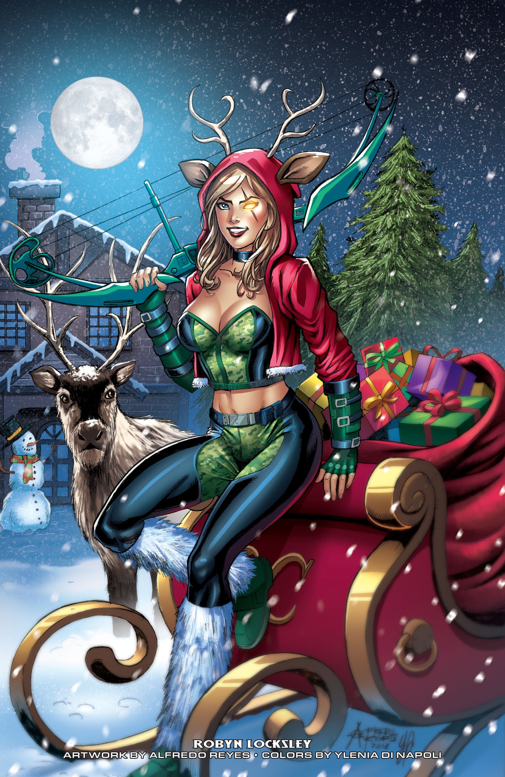 Read online Grimm Fairy Tales 2023 Holiday Pinup Special comic -  Issue # Full - 26
