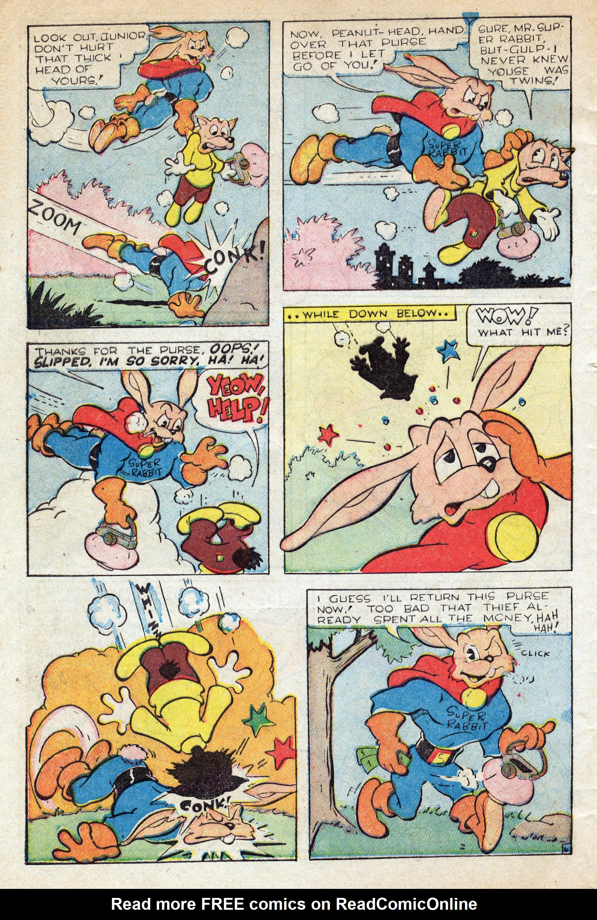 Read online Super Rabbit comic -  Issue #7 - 8