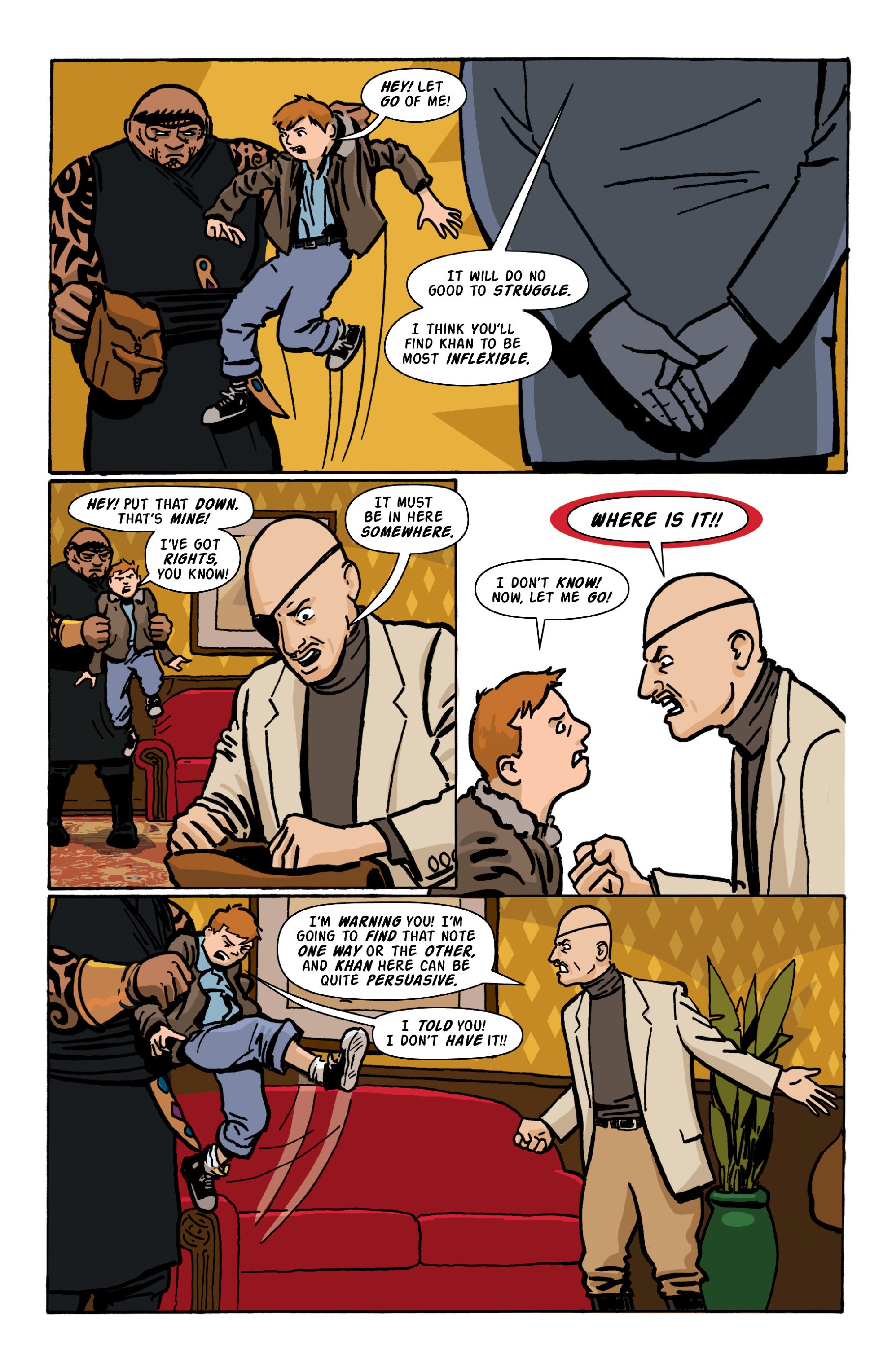Read online Rocket Robinson and the Pharaoh's Fortune comic -  Issue # TPB (Part 1) - 64