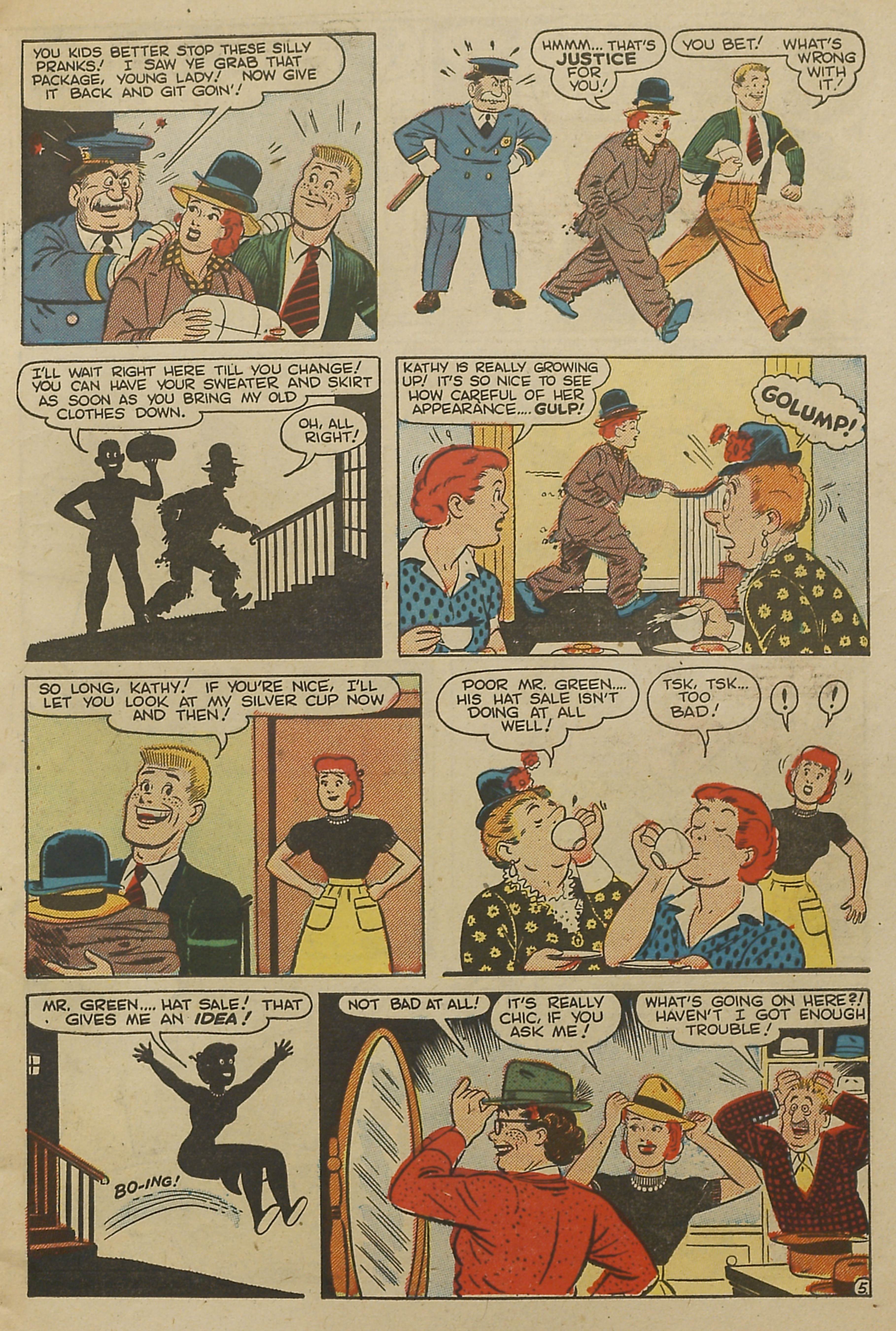 Read online Kathy (1949) comic -  Issue #4 - 7