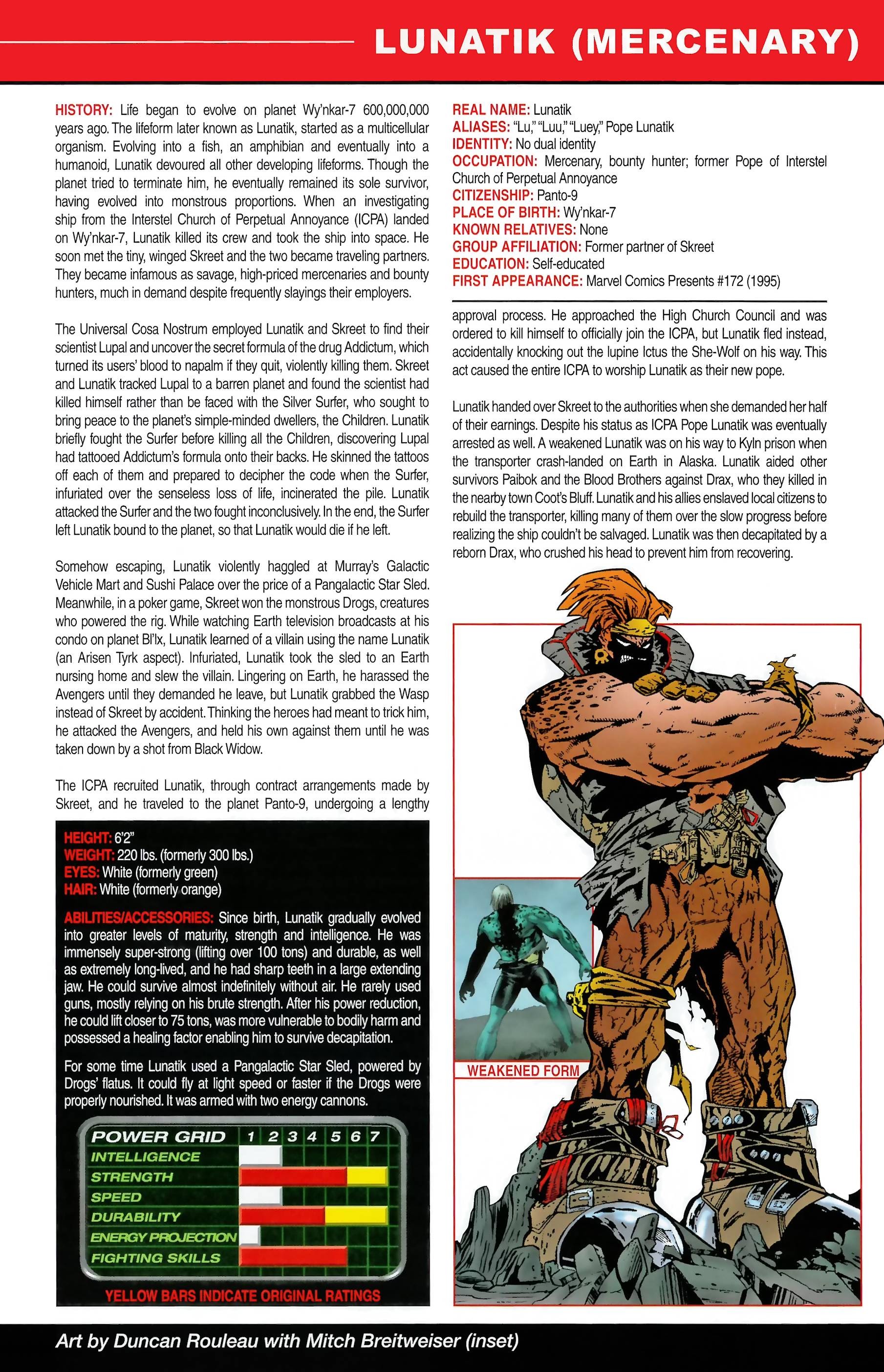 Read online Official Handbook of the Marvel Universe A to Z comic -  Issue # TPB 6 (Part 2) - 99