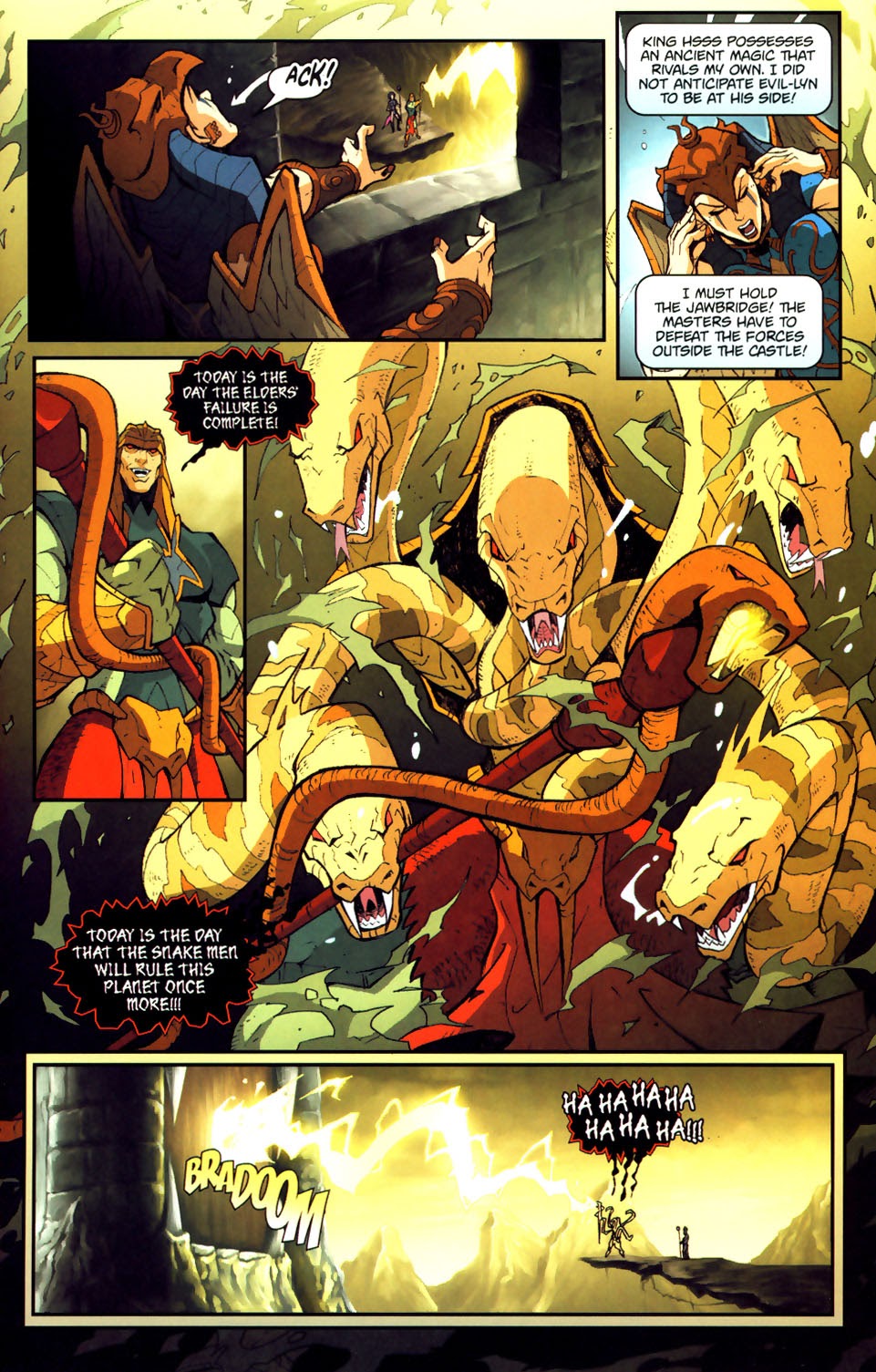 Read online Masters of the Universe Rise of the Snake Men comic -  Issue #3 - 12