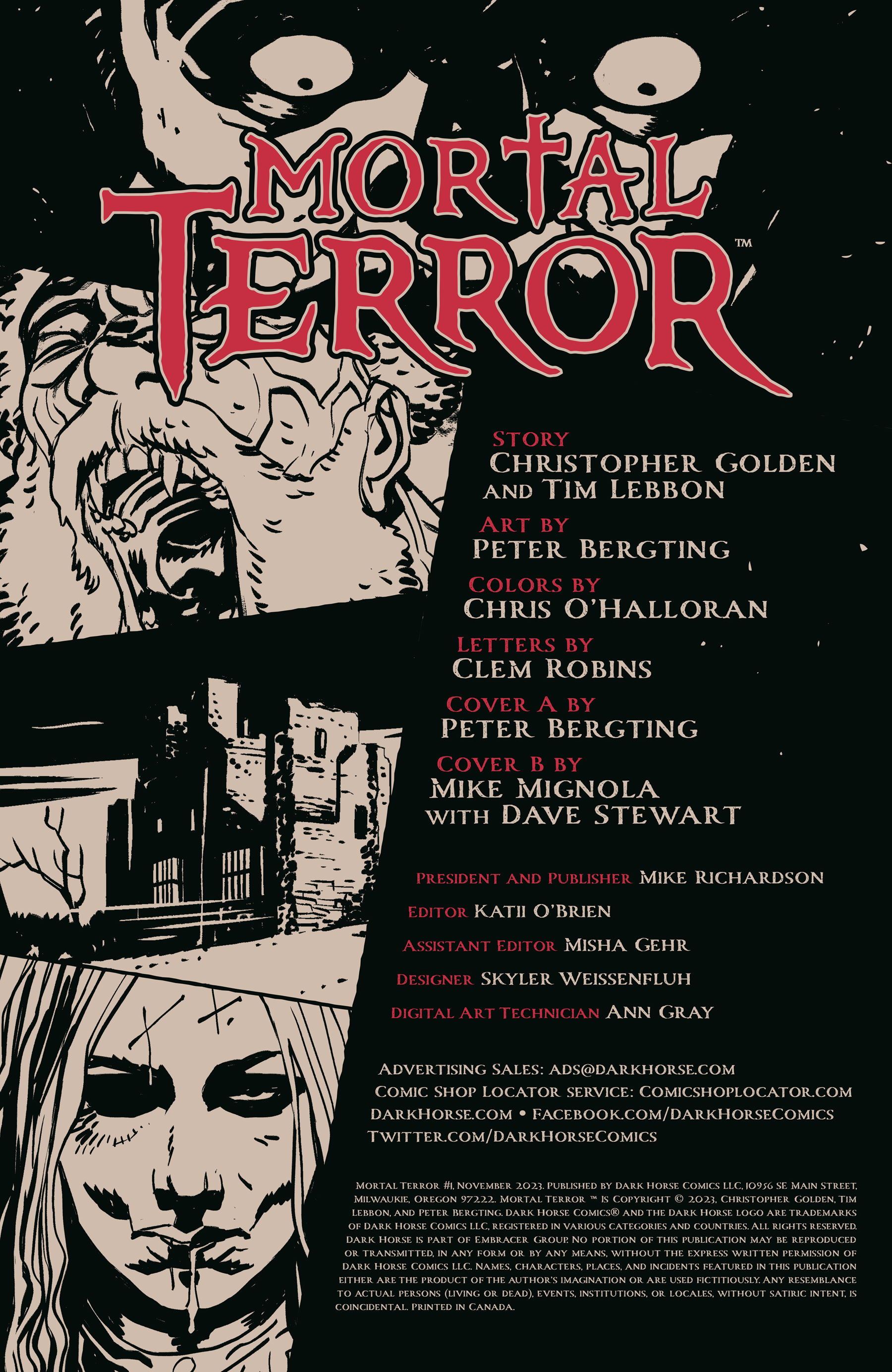 Read online Mortal Terror comic -  Issue #1 - 2