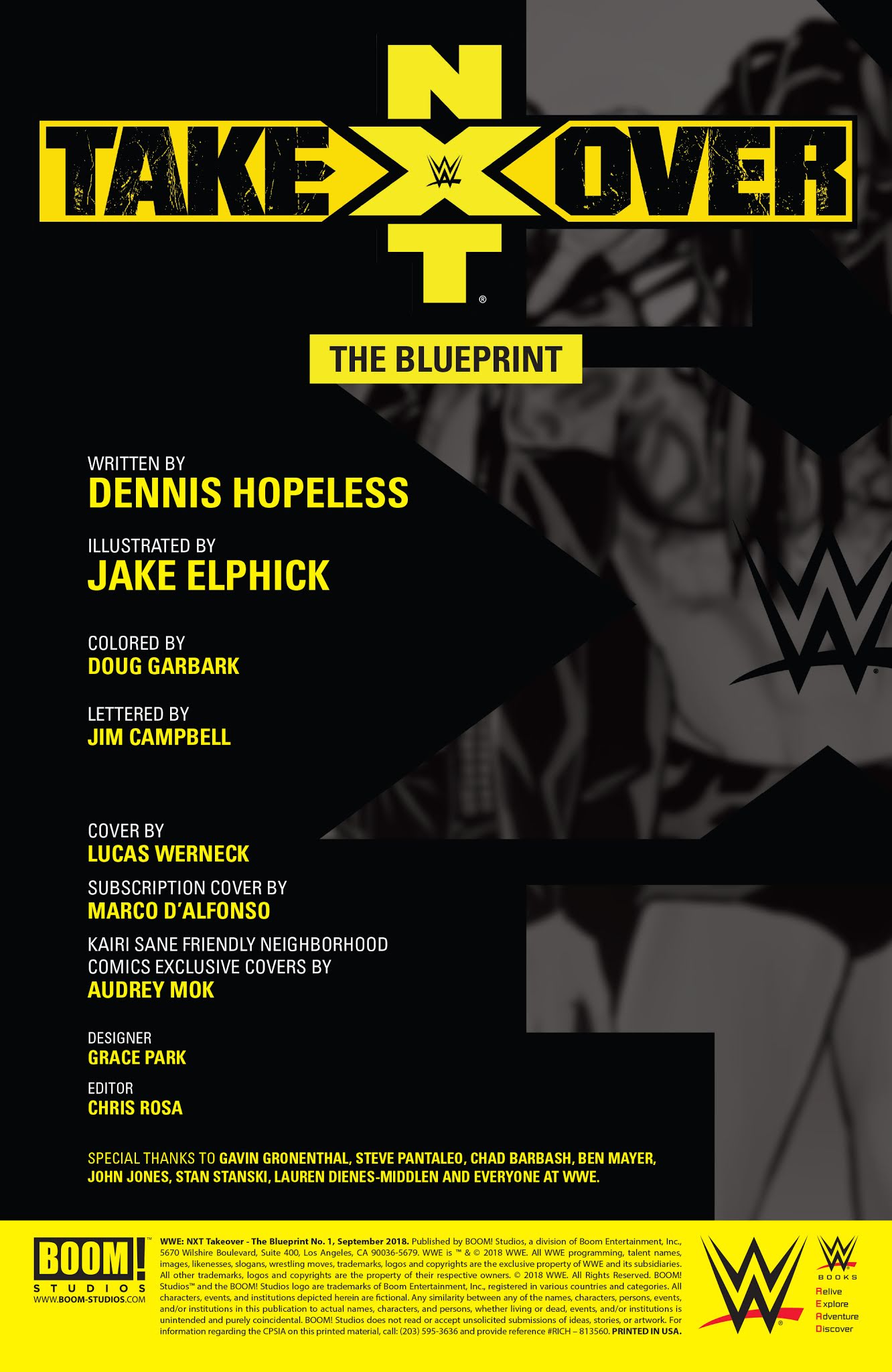 Read online WWE: NXT Takeover - The Blueprint comic -  Issue # Full - 2