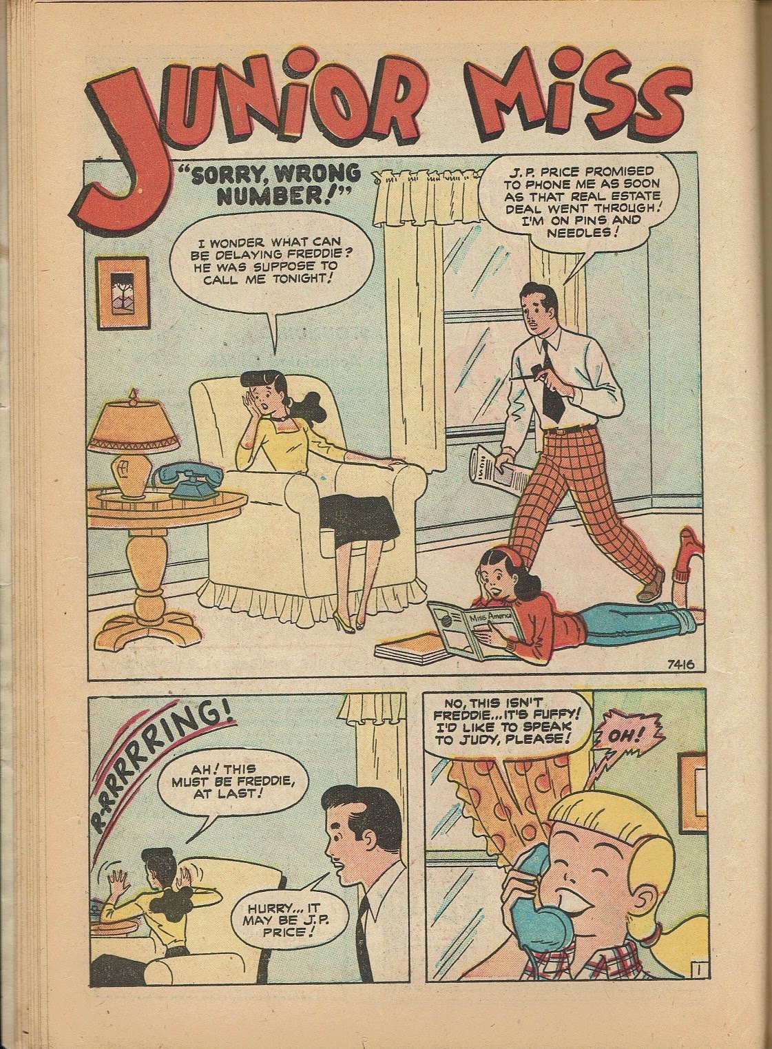 Read online Junior Miss (1947) comic -  Issue #38 - 20
