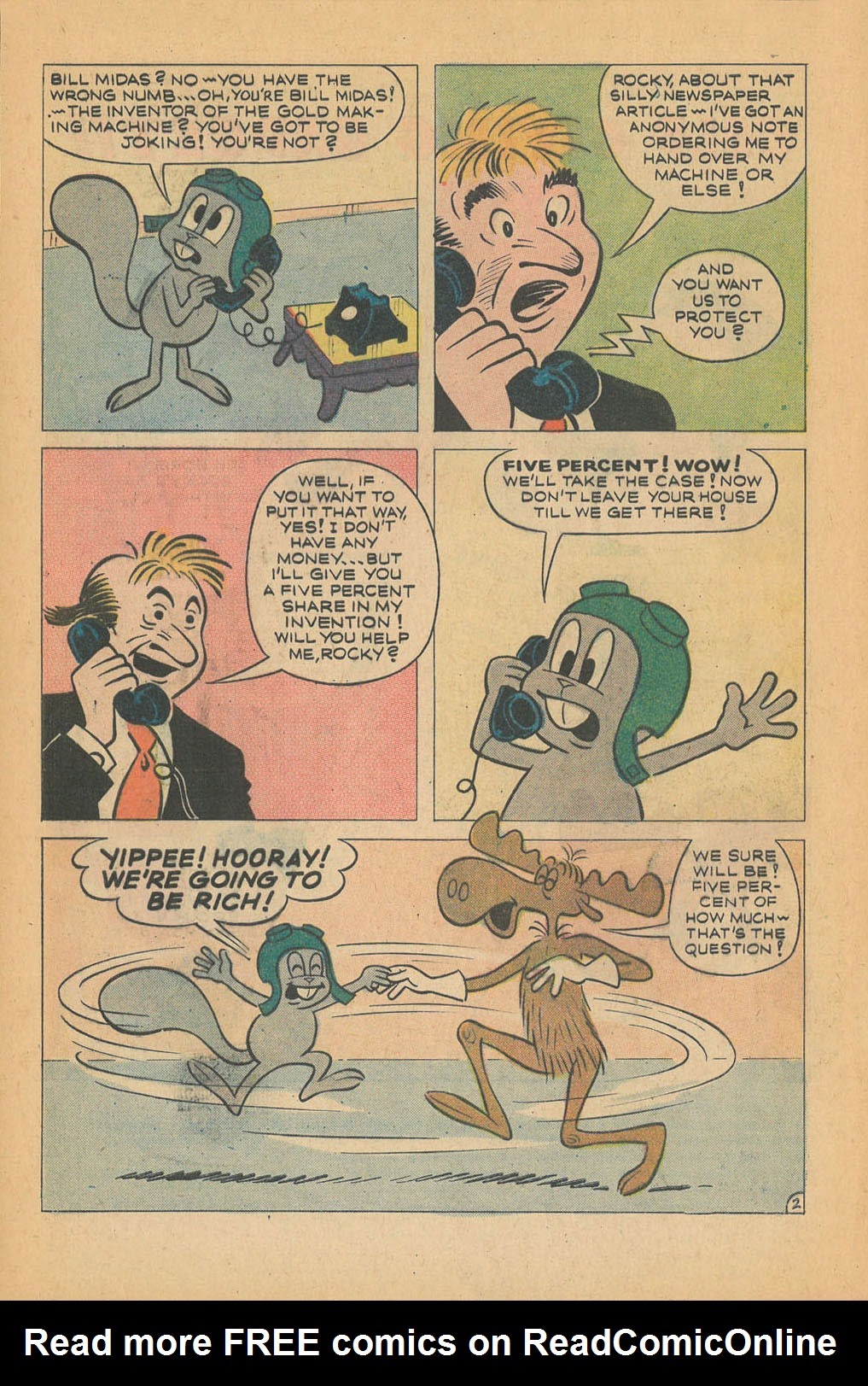 Read online Bullwinkle And Rocky (1970) comic -  Issue #6 - 4