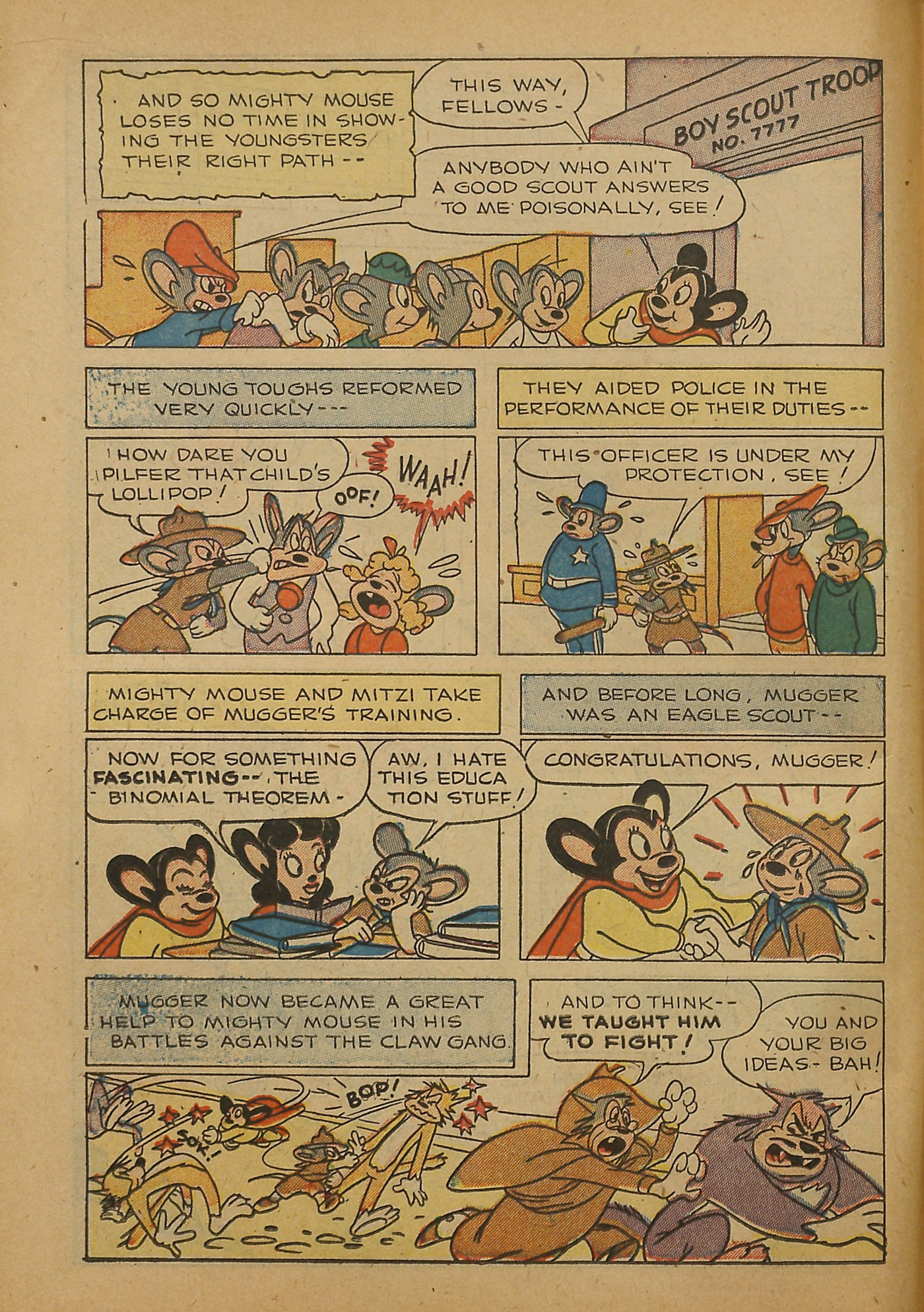 Read online Paul Terry's Mighty Mouse Comics comic -  Issue #40 - 18