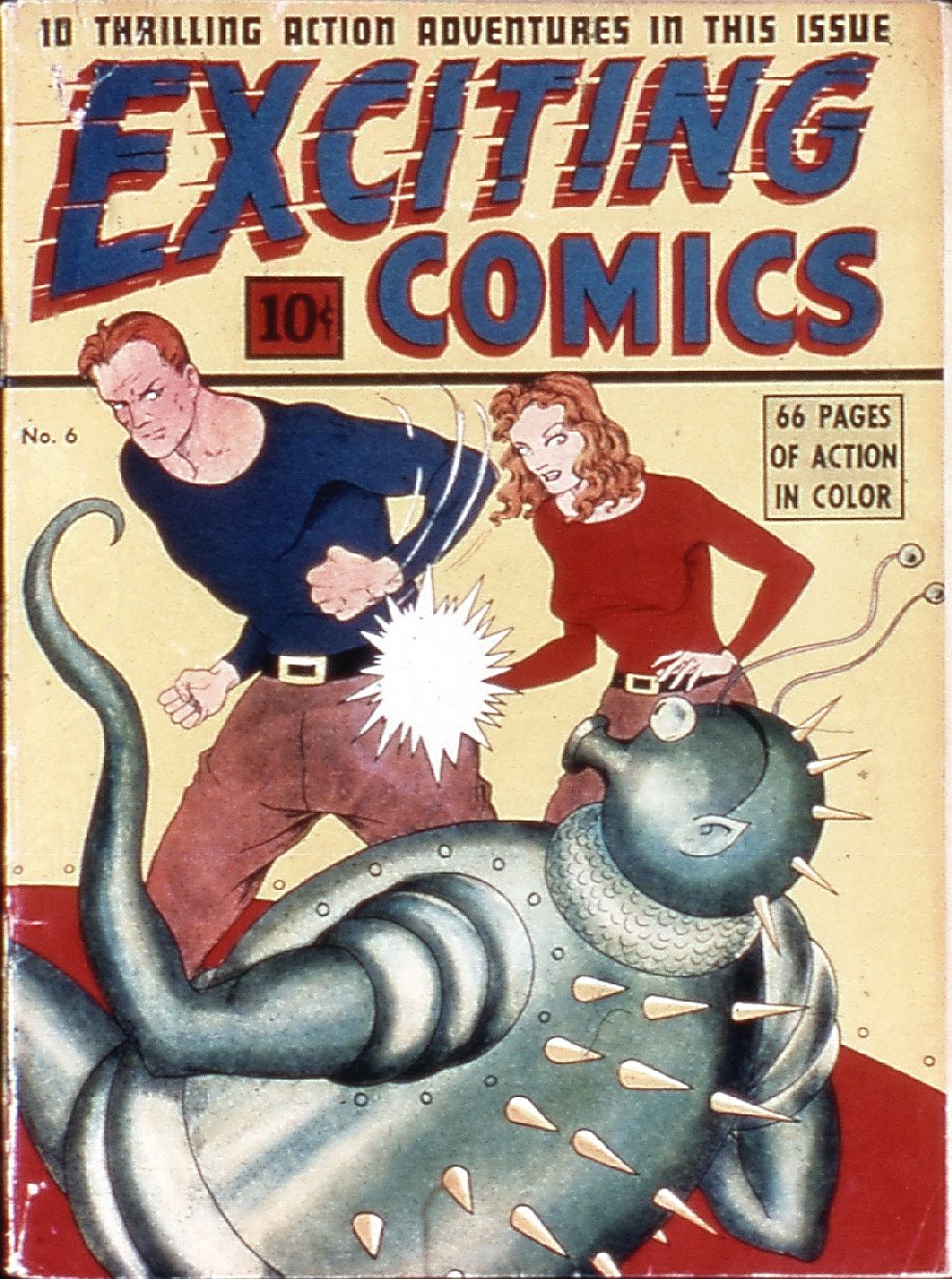 Read online Exciting Comics comic -  Issue #6 - 1