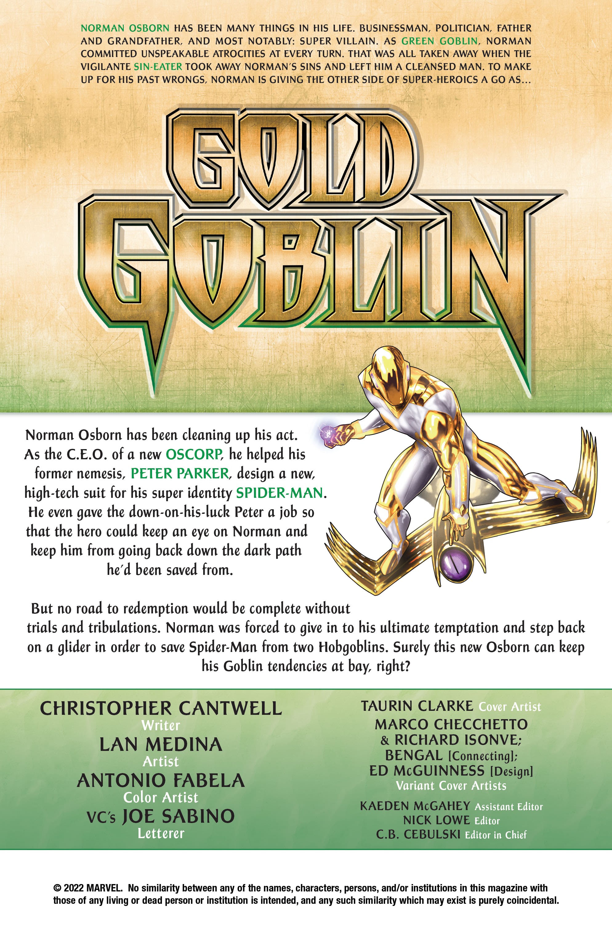Read online Gold Goblin comic -  Issue #1 - 3