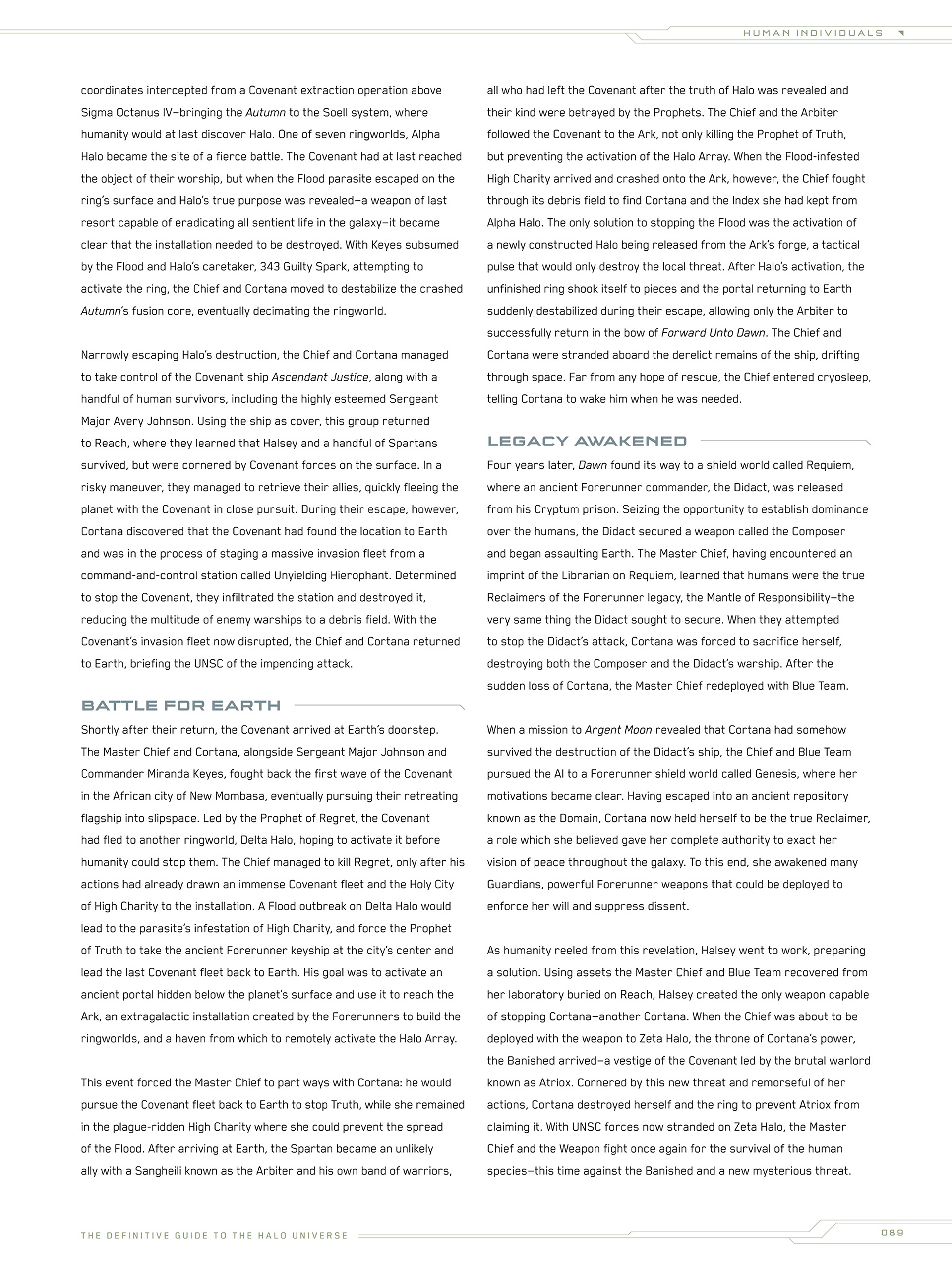 Read online Halo Encyclopedia comic -  Issue # TPB (Part 1) - 85