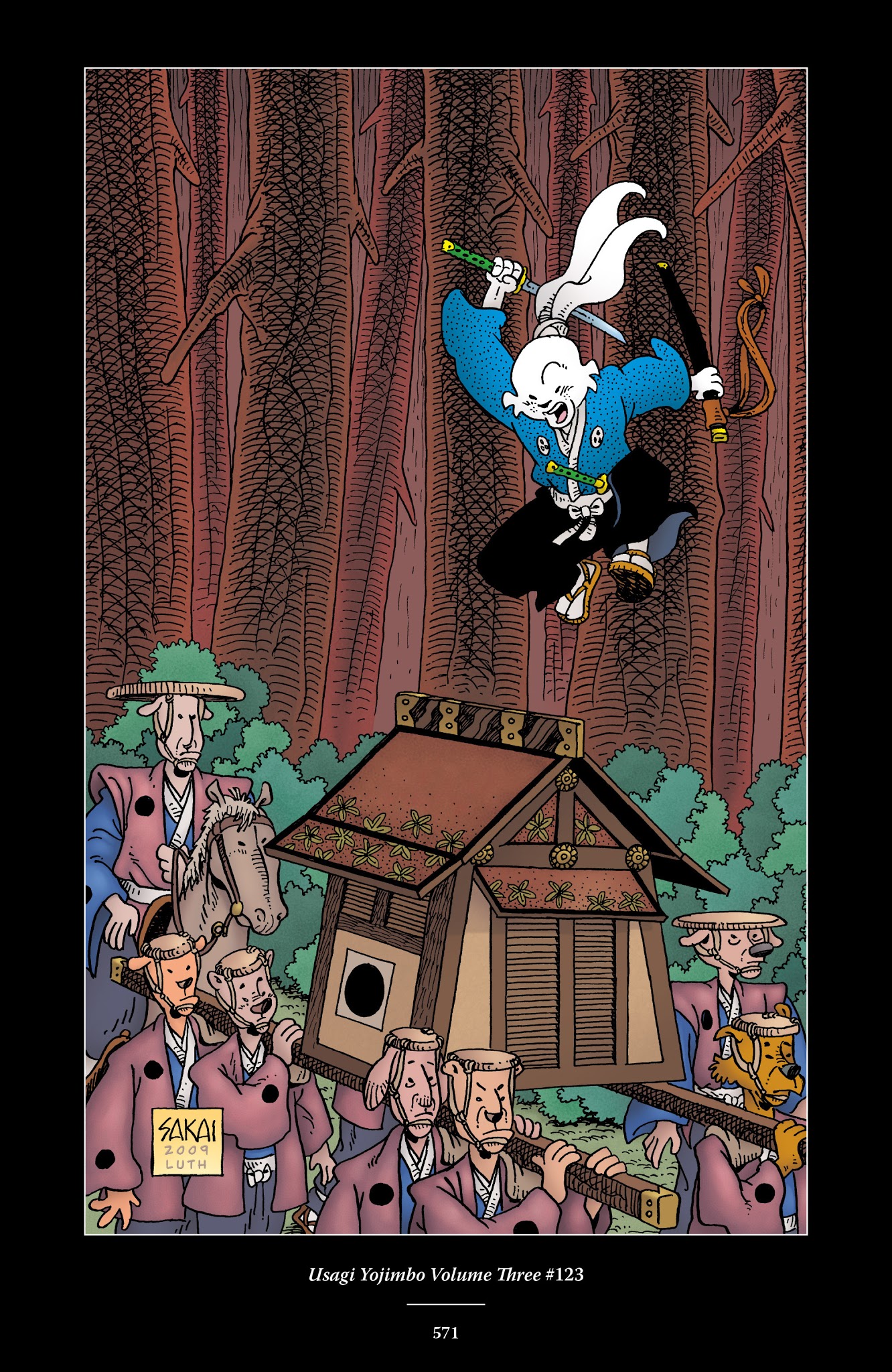 Read online The Usagi Yojimbo Saga comic -  Issue # TPB 7 - 562