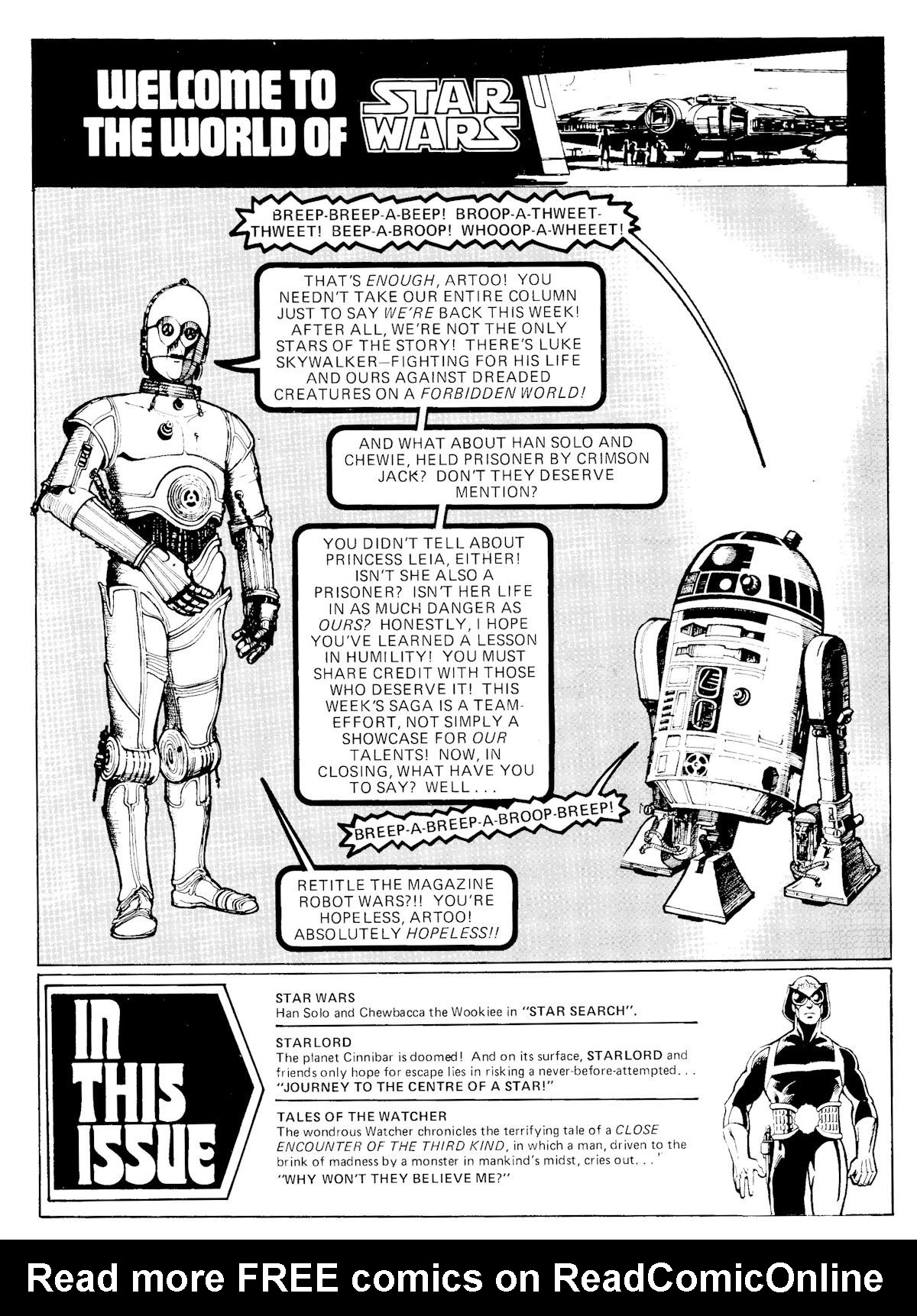 Read online Star Wars Weekly comic -  Issue #22 - 2