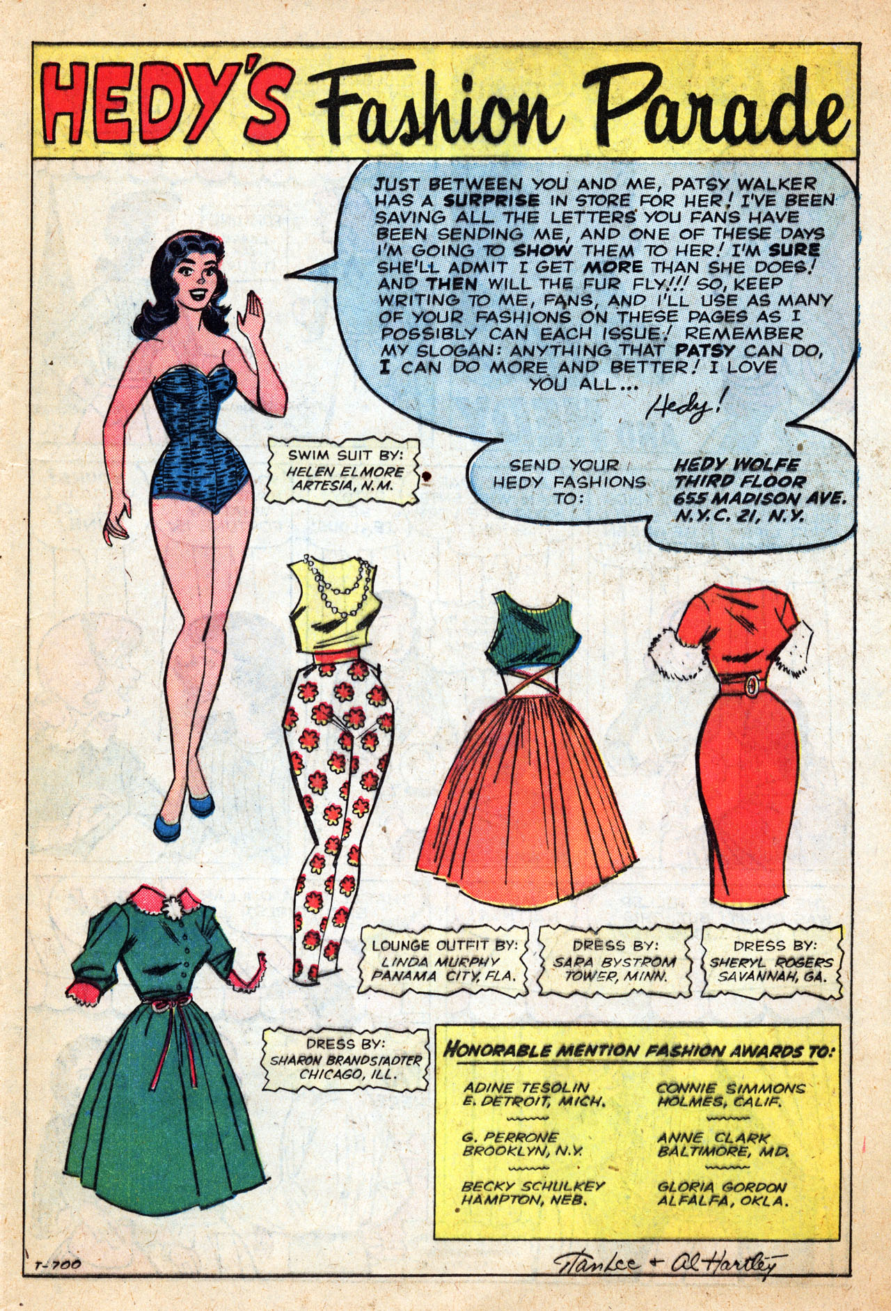 Read online Patsy and Hedy comic -  Issue #70 - 13